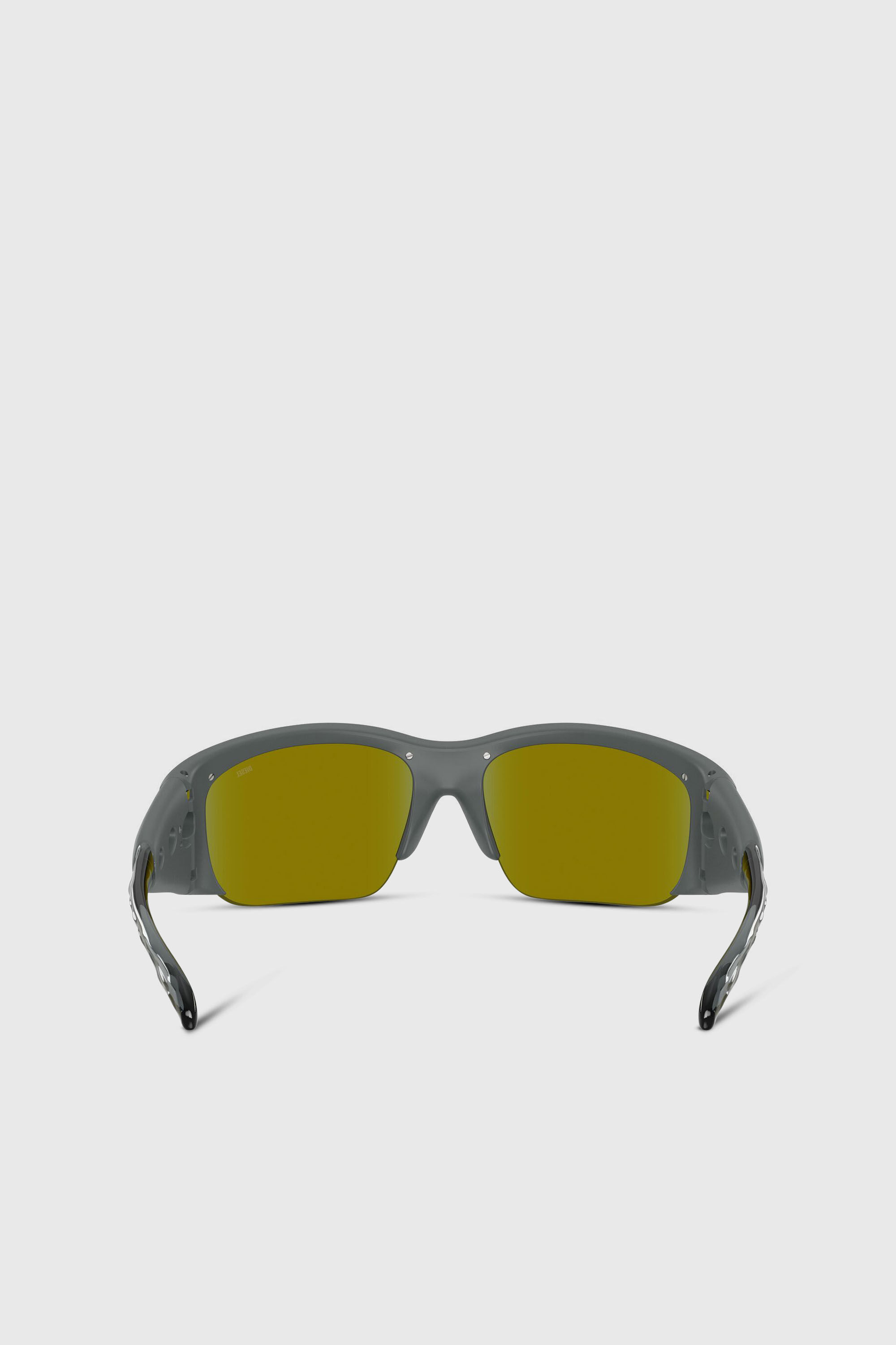 Diesel - 0DL3016U, Unisex's Wrap-around shape sunglasses in ブラック/ブルー - 3