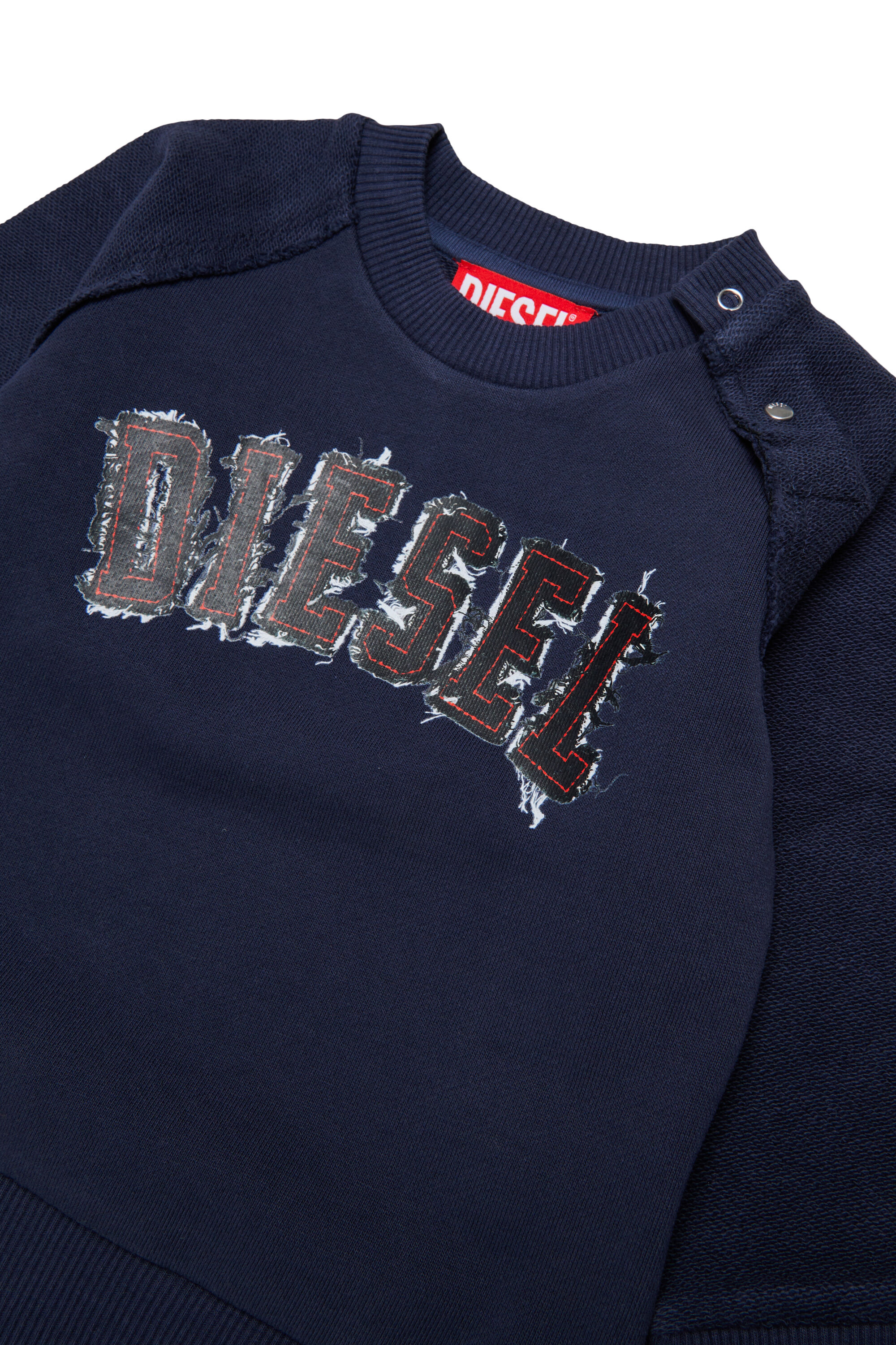 極美品✨DIESEL S-BUNT-BISC ロゴ スウェット オーバーサイズ SEANSB スウェット｜ブルー｜ボーイズ｜DIESEL