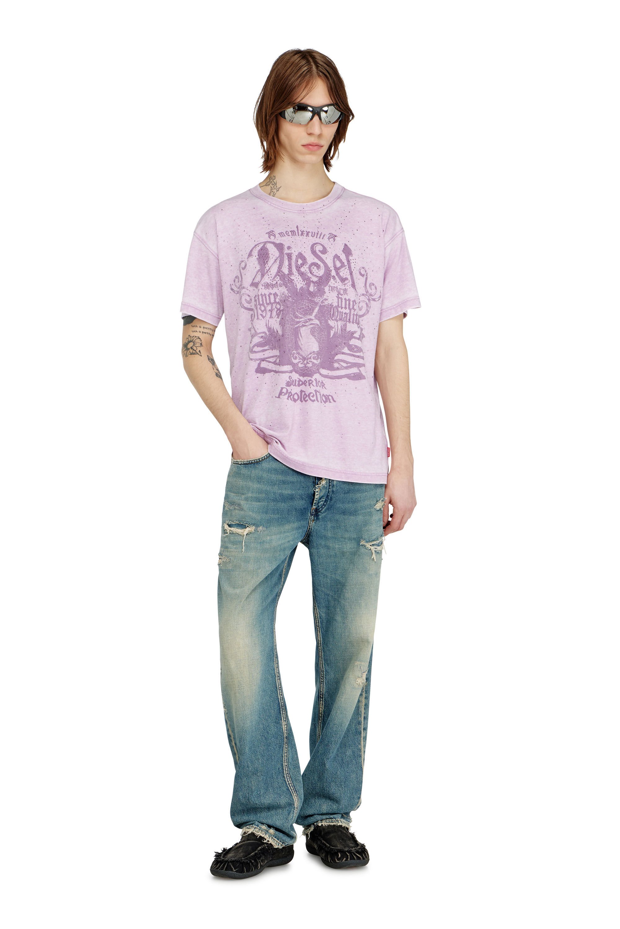 Diesel - T-NORM-AA8, Male's Tシャツ in null - 1