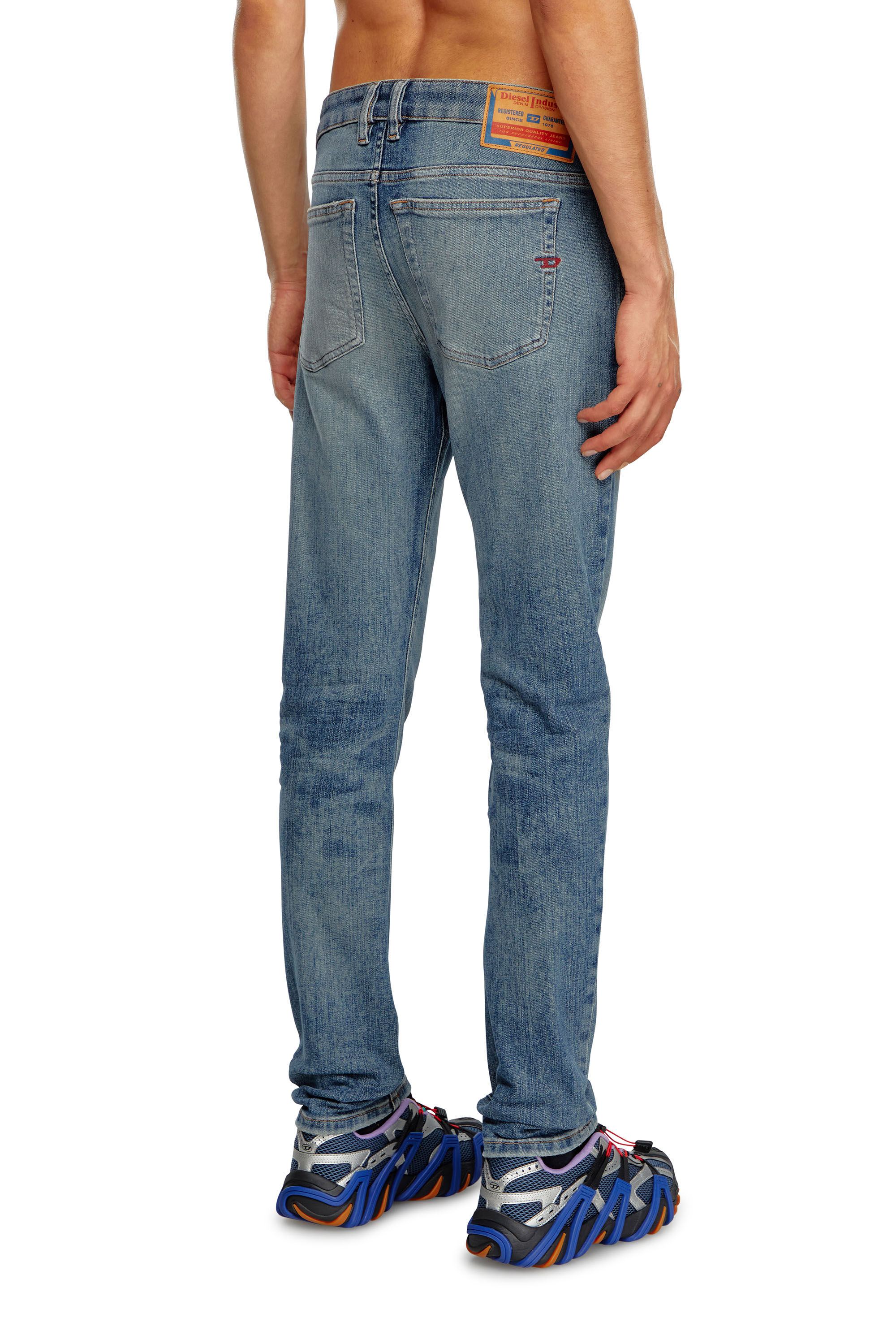 Diesel - Male's Skinny Jeans 1979 Sleenker 0GRDE, ミディアムブルー - 5