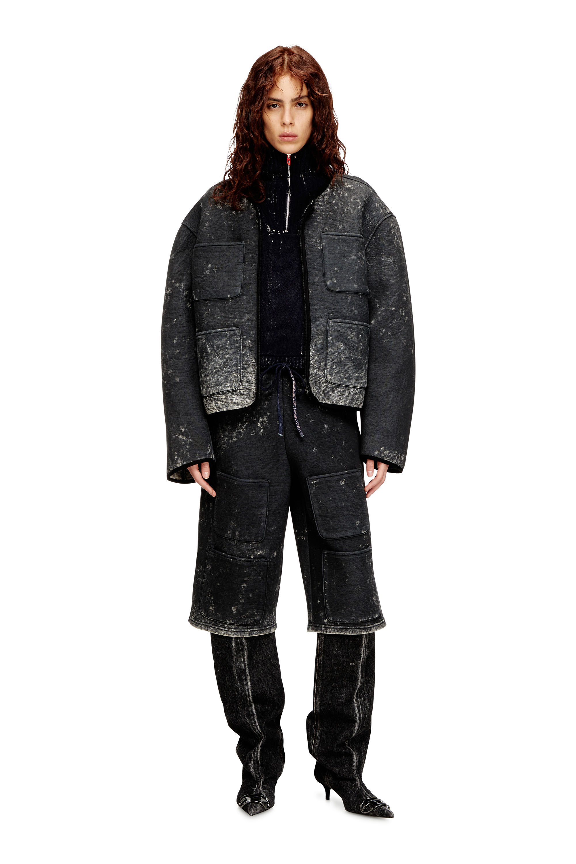 Diesel - M-MARCELLETTE, Female's プルオーバーニット in ダークブルー - 1