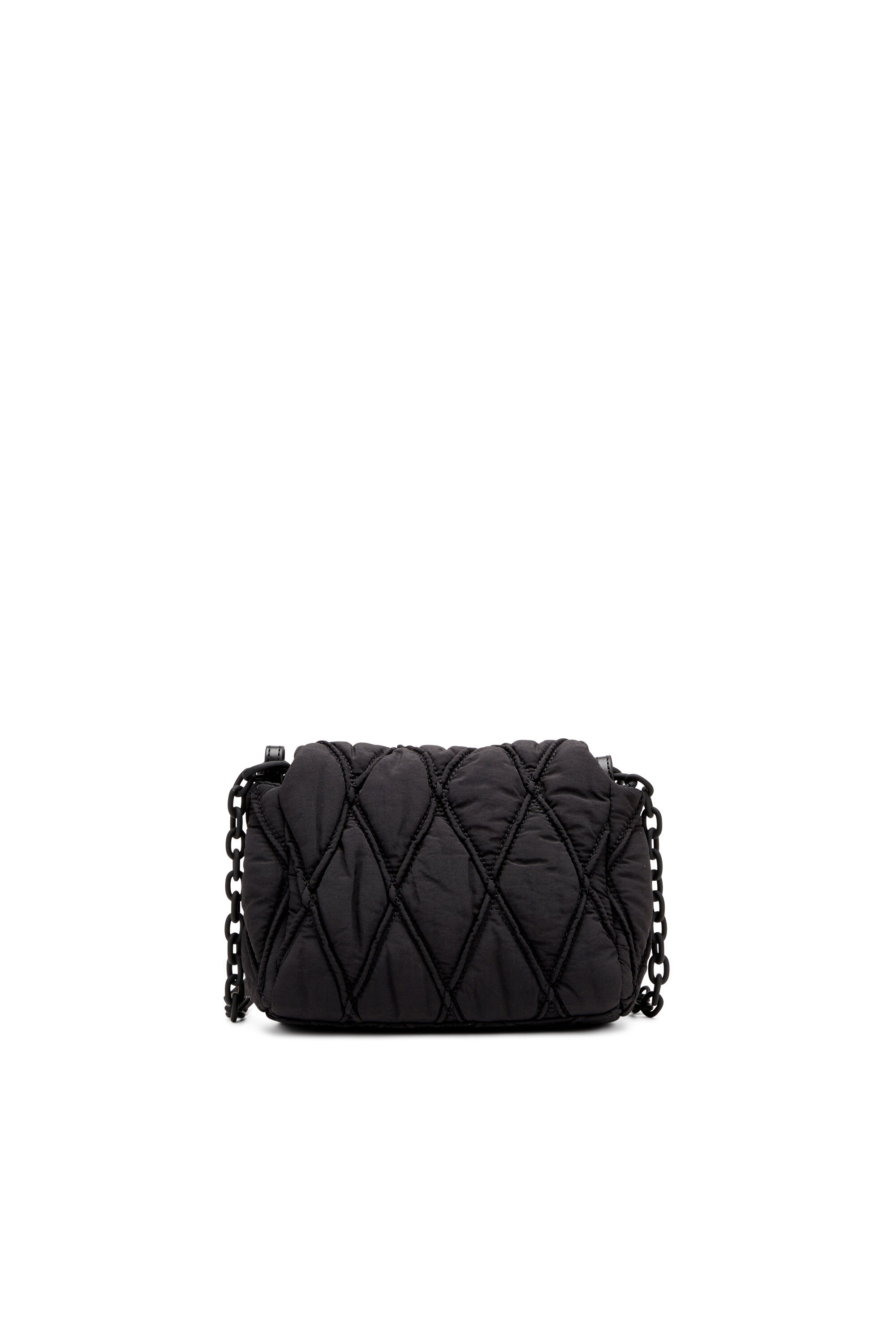 Diesel - CHARM-D SHOULDER S, Female's Charm-D S-Small shoulder bag in quilted nylon in ブラック - 3