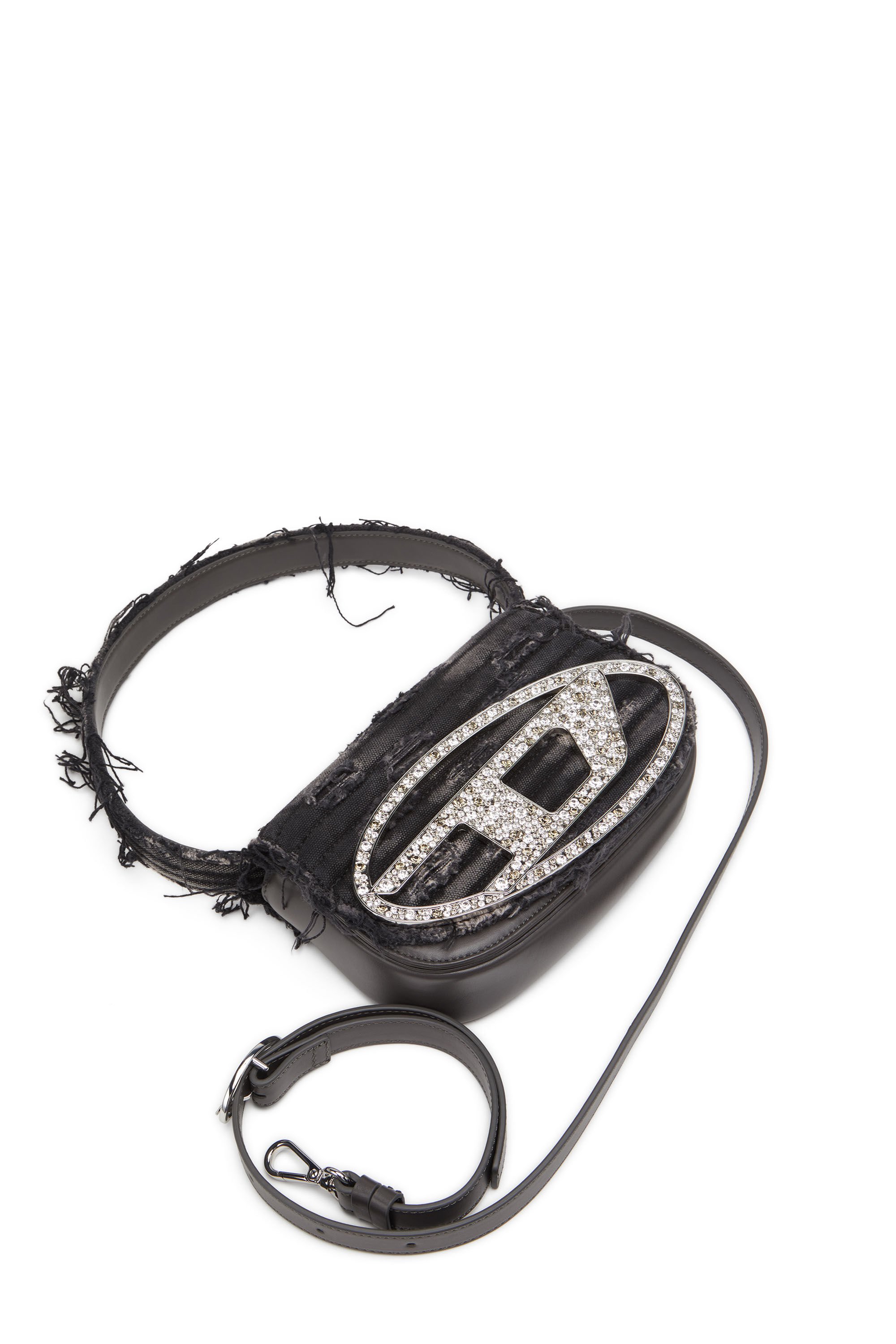Diesel - 1DR, Female's レザークロスボディバッグS in ブラック - 6