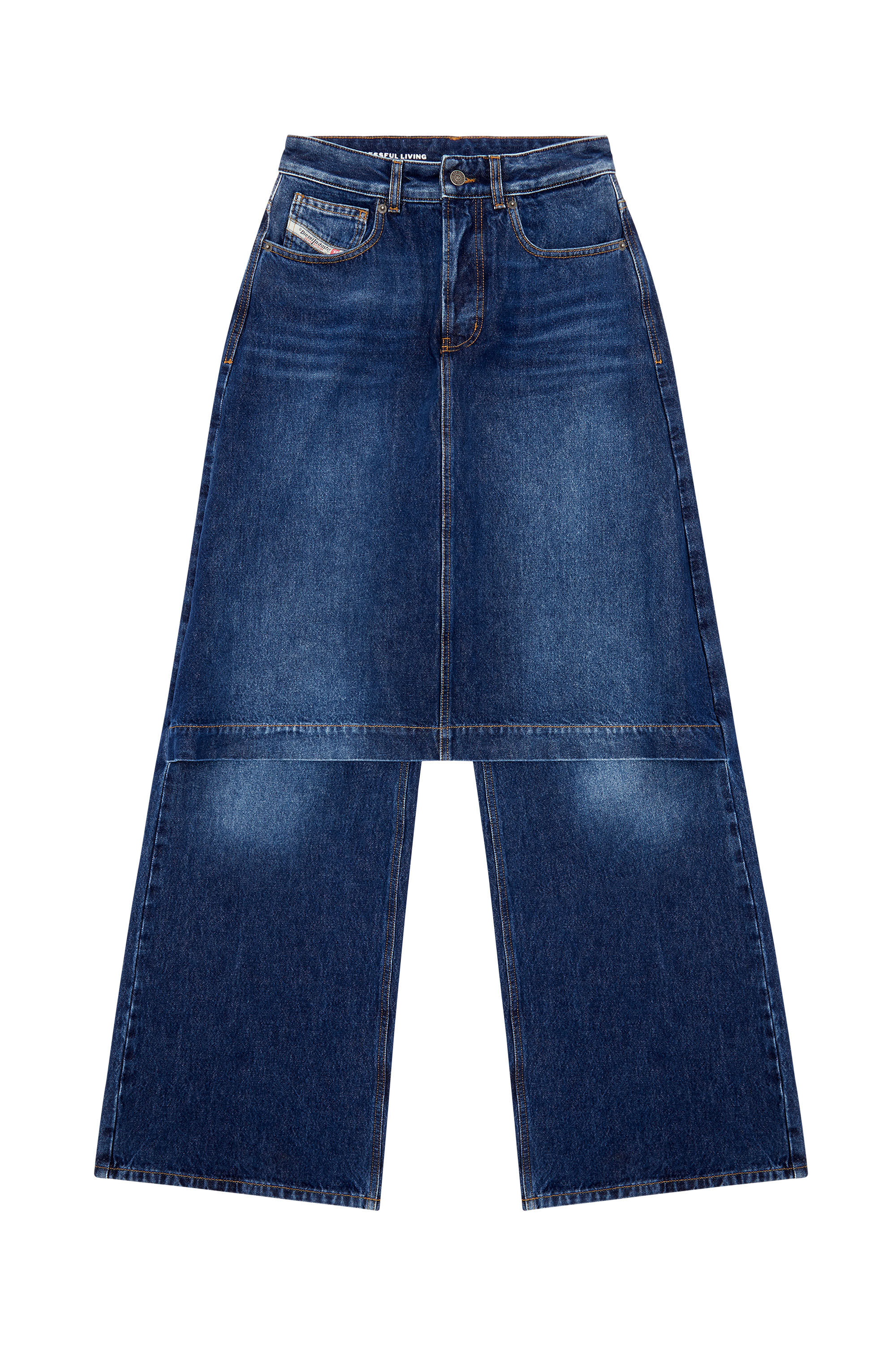 Diesel - Straight Jeans D-Syren 0DBCF, ダークブルー - Image 2