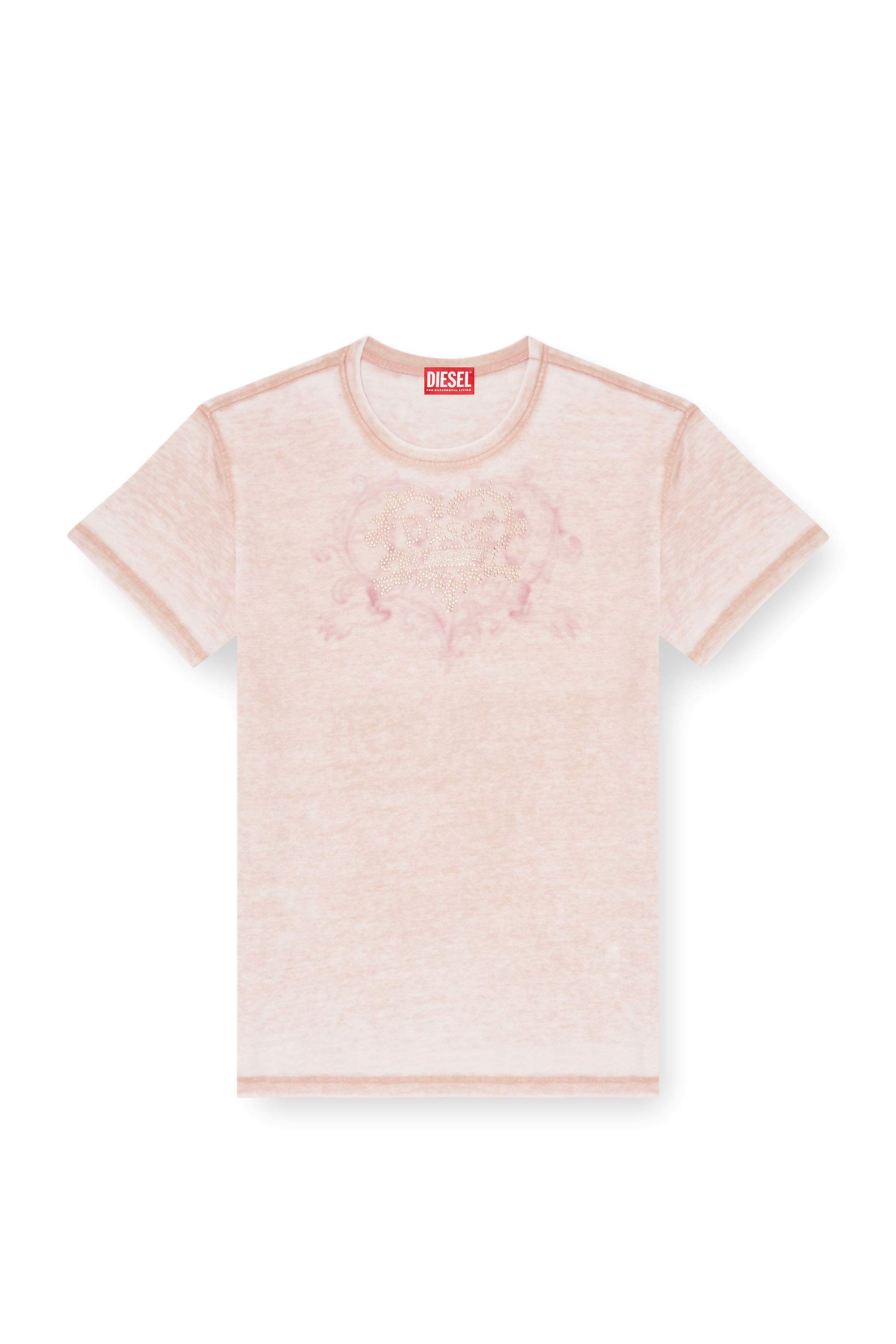 Diesel - T-NORMY-AA5, Female's Tシャツ in フェースパウダー - 2