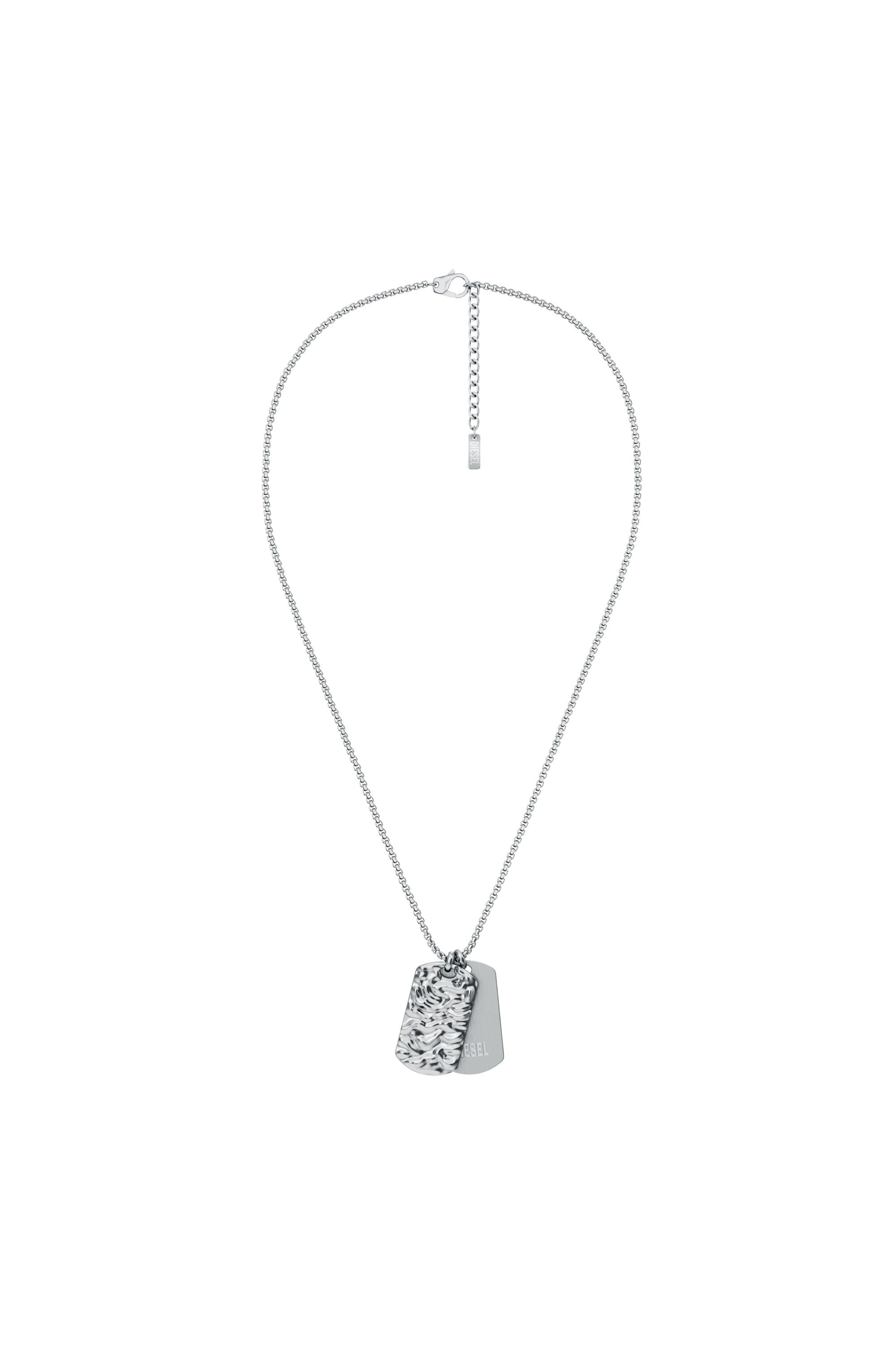 Diesel - DX1735040, Unisex's ネックレス in シルバー - 1
