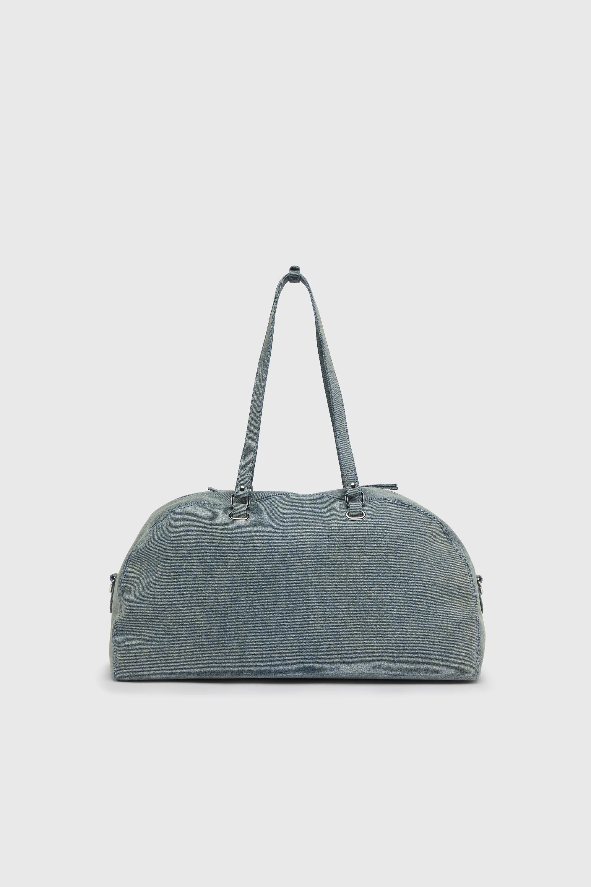 Diesel - 1DR DOME SOFT DUFFLE XL, Unisex's 1DR Dome-Duffle bag in denim with Oval D logo in ライトブルー - 3