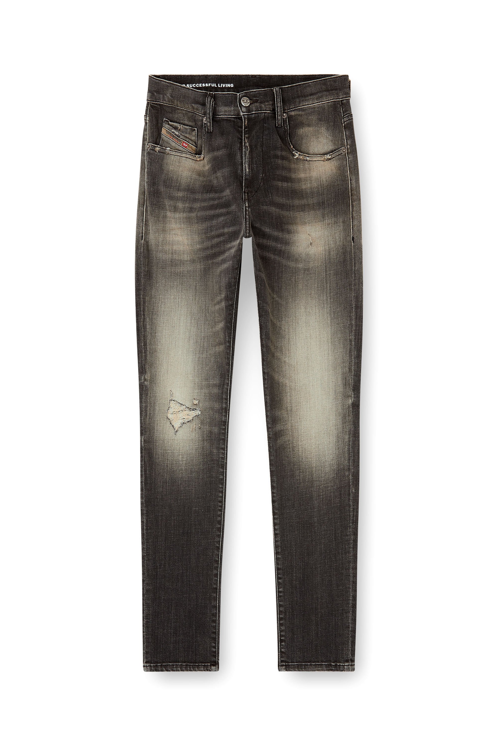 Diesel - Male's Slim Jeans 2019 D-Strukt 09N59, グレー - 2