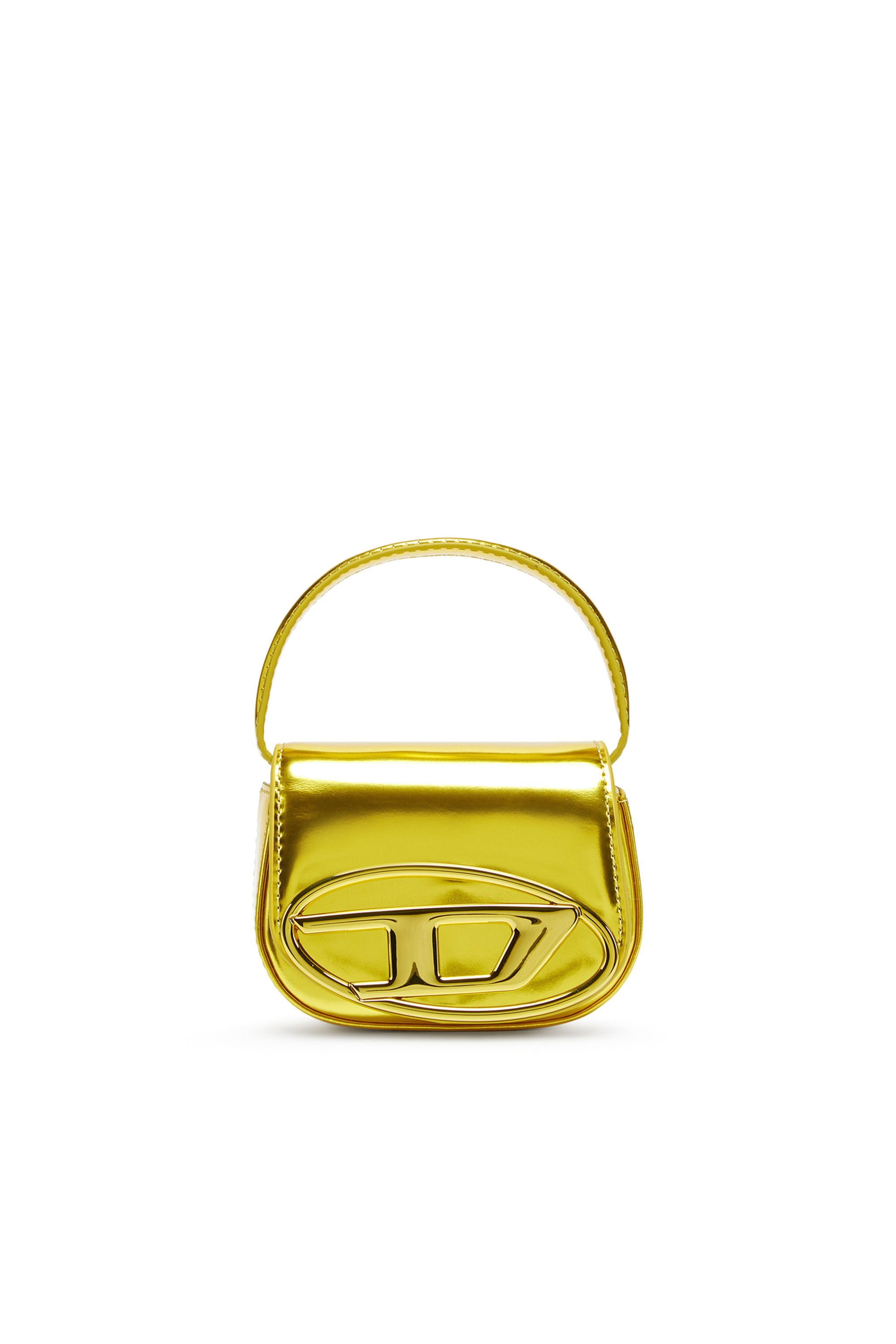 Diesel - 1DR-XS-S, Female's カウレザーショルダーバッグXS in Yellow - 2