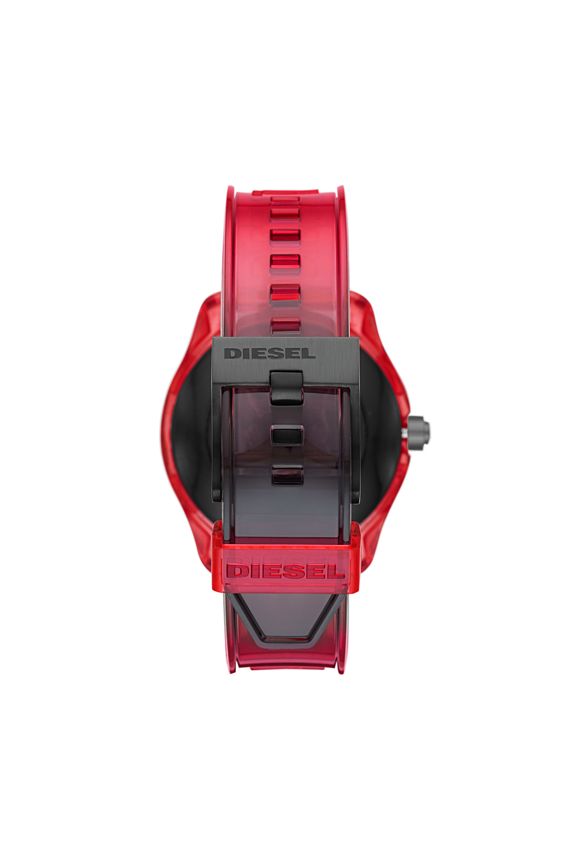 Diesel - DT2019, Male's Diesel On Fadelite Smartwatch - Red Transparent in レッド - 2