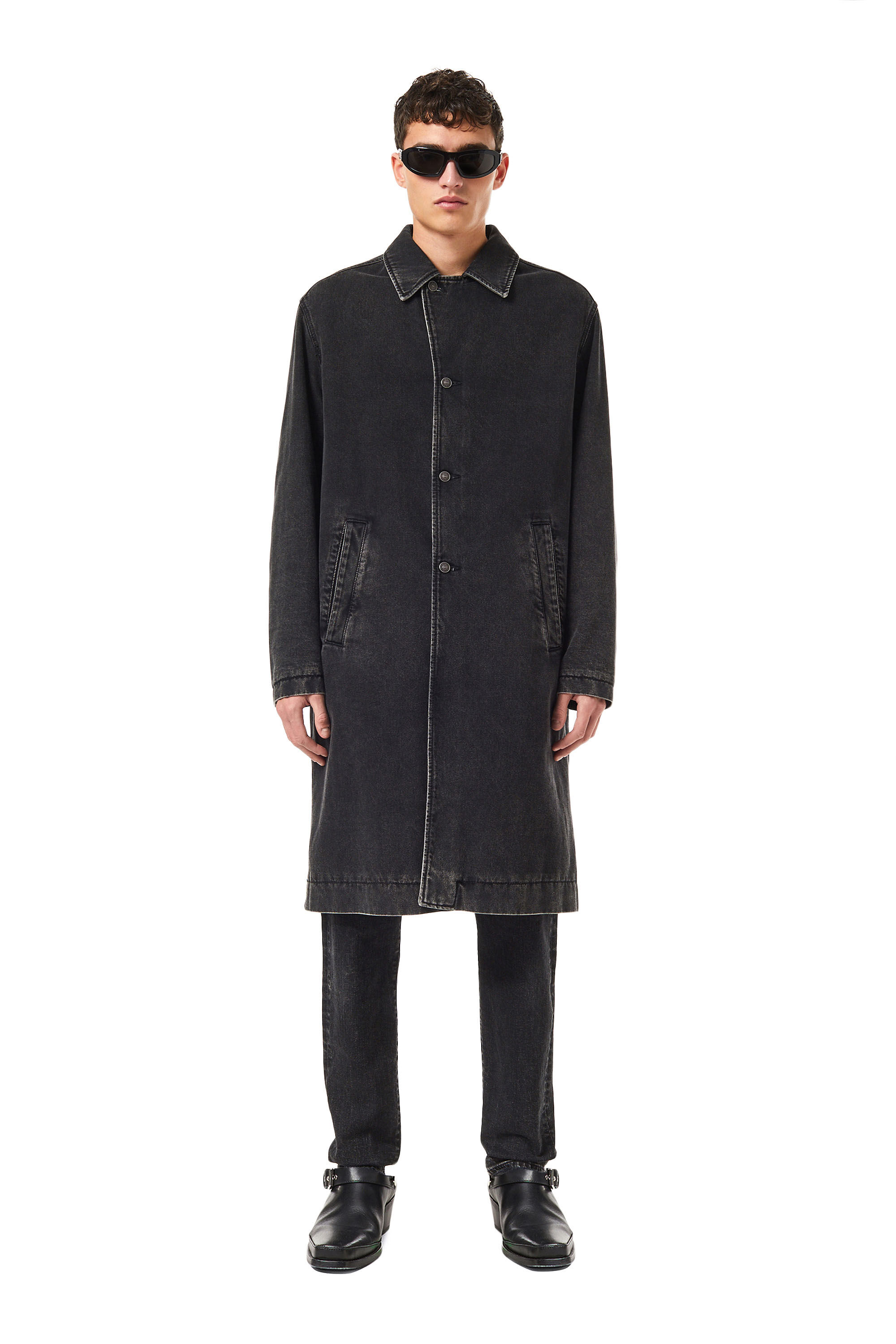 Diesel - D-ROKU-LONG CAR COAT,  - Image 3