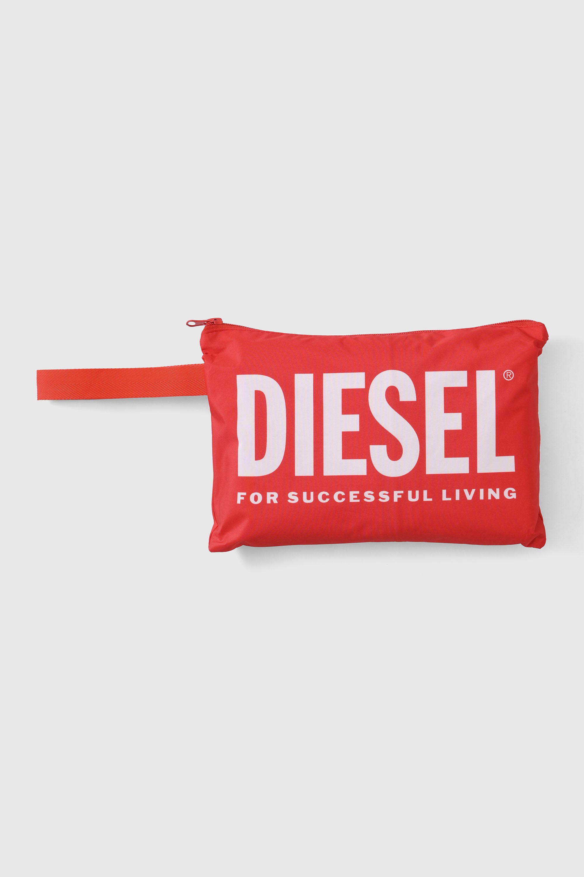 Diesel - RAVE PONCHO, Unisex's RAVE PONCHO in レッド - 4