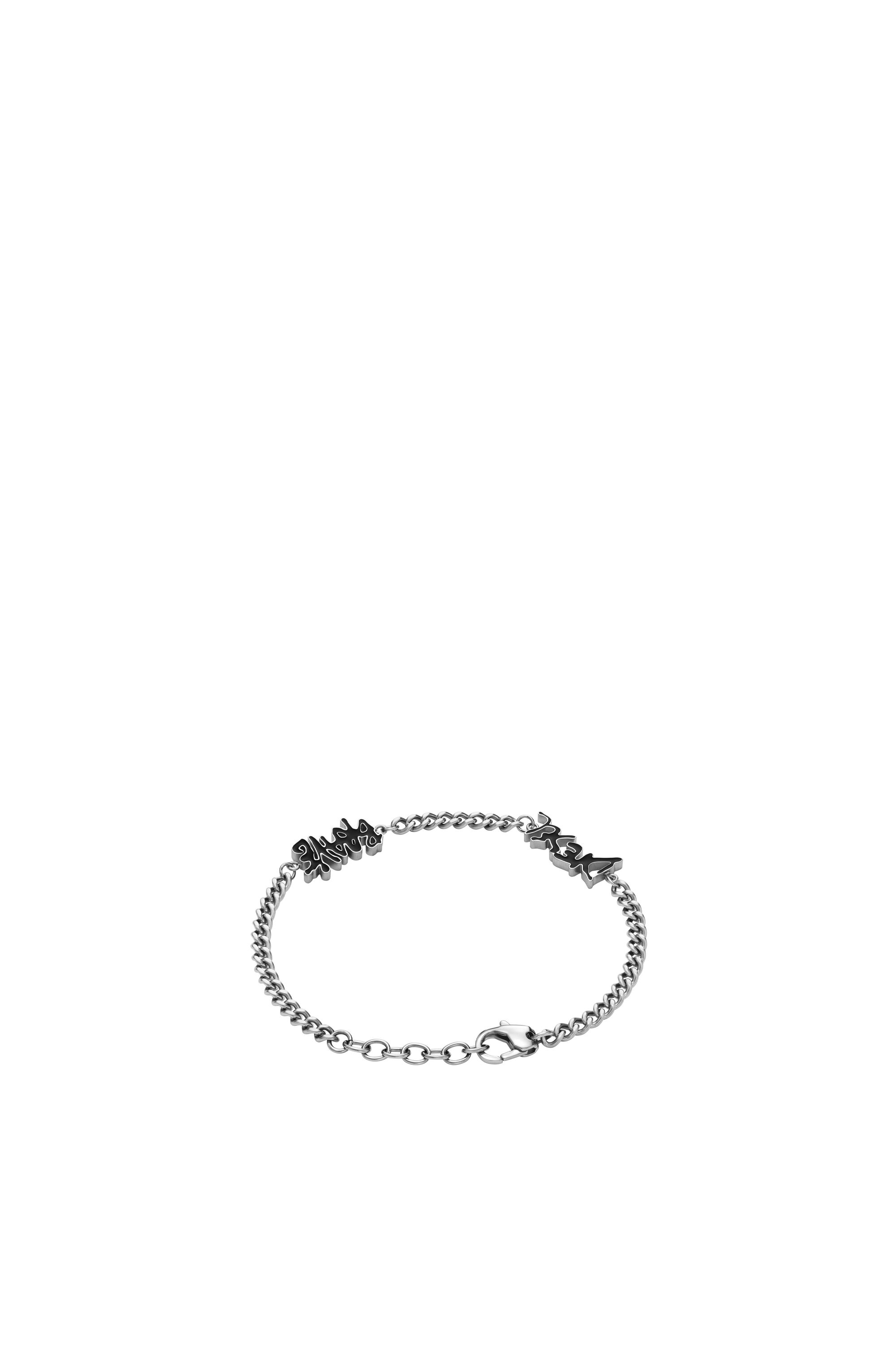 Diesel - DX1466, Unisex's ブレスレット in シルバー/ブラック - 2