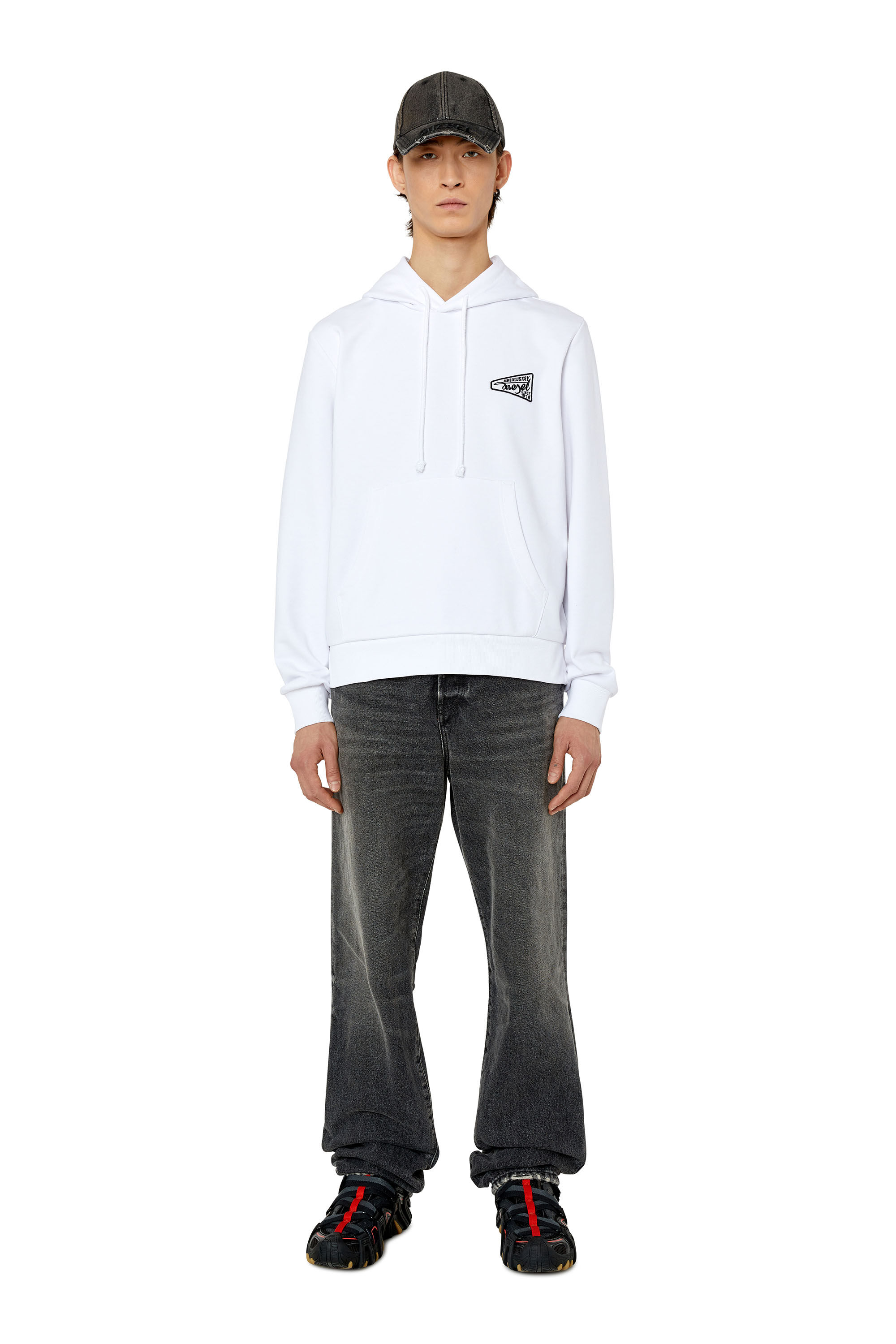 S-GINN-HOOD-K31（MEN）: プリントパーカー｜ディーゼル（DIESEL）公式  