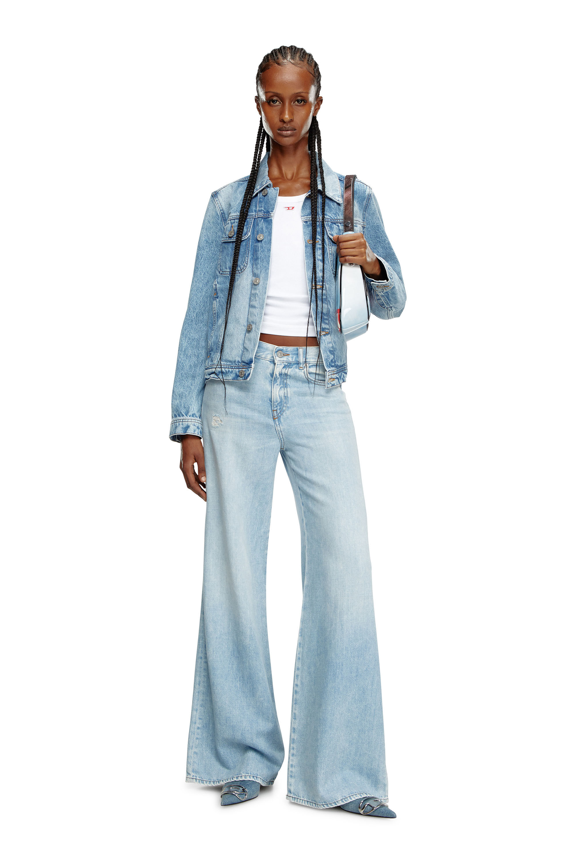Bootcut and Flare Jeans 1978 D-Akemi 068MQ