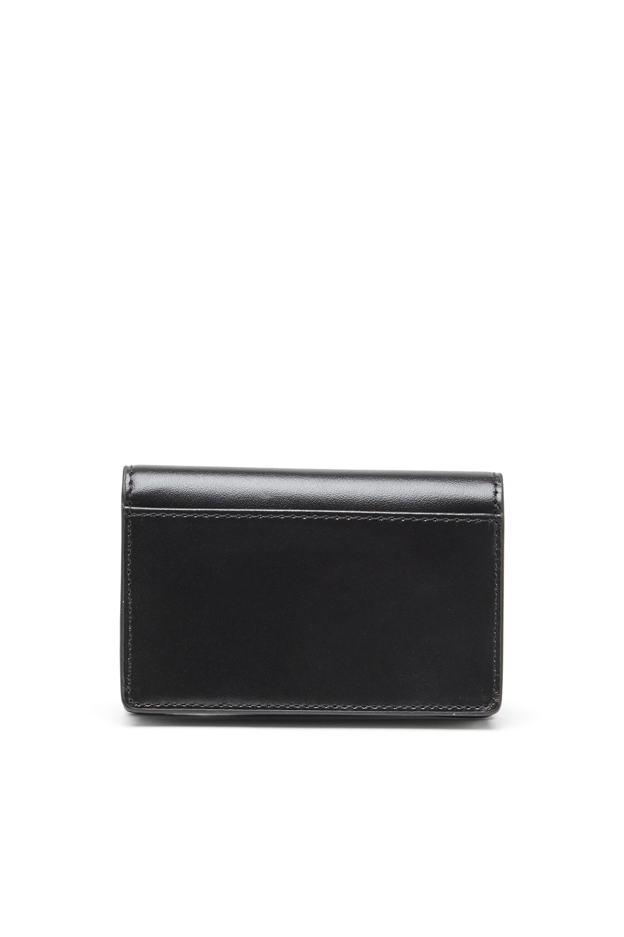Diesel - HOLI-D CARD HOLDER IV, Male's Compact leather card holder in ブラック - 2