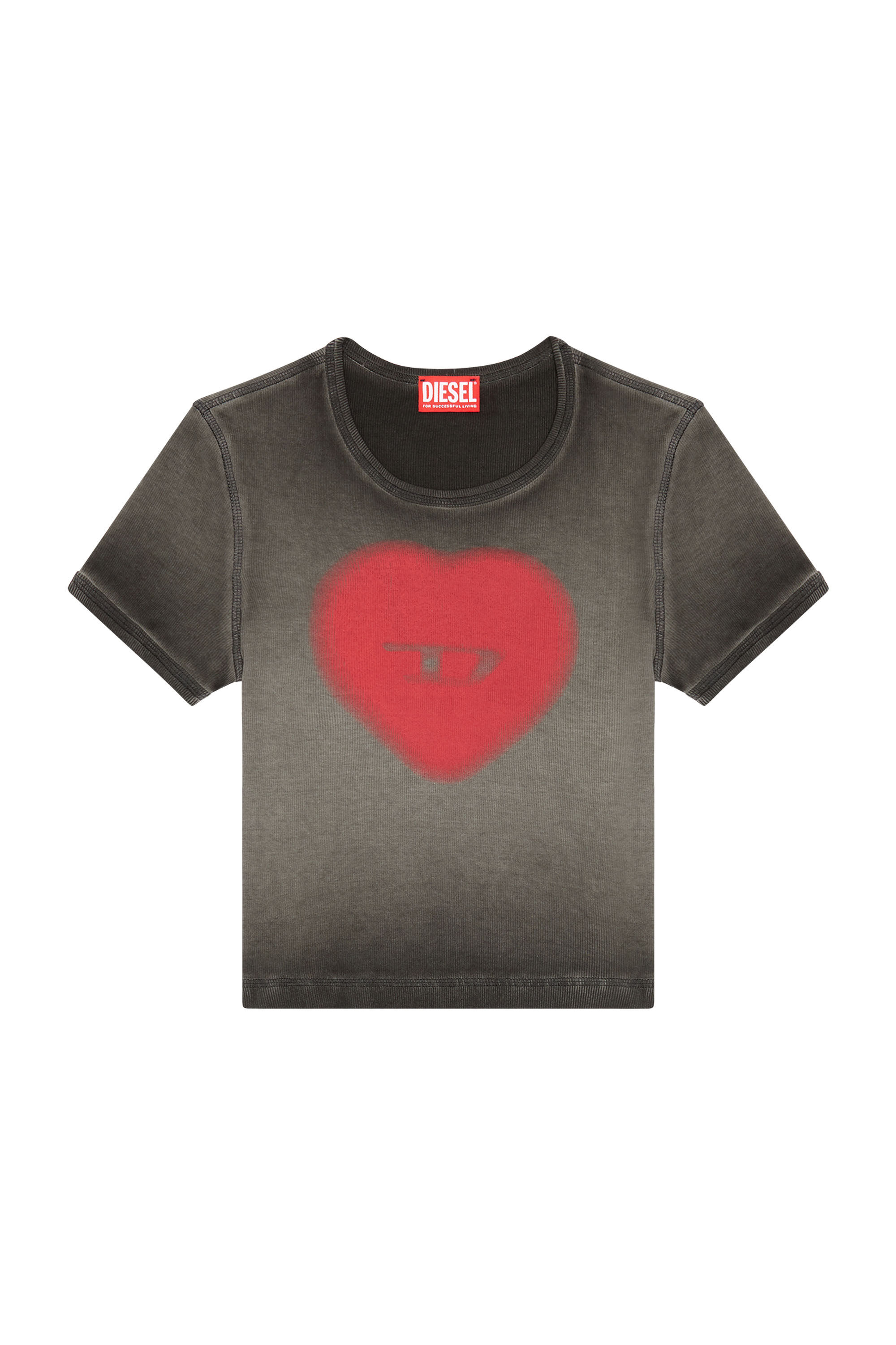Diesel - T-ELE, Female's Tシャツ in ブラック - 2