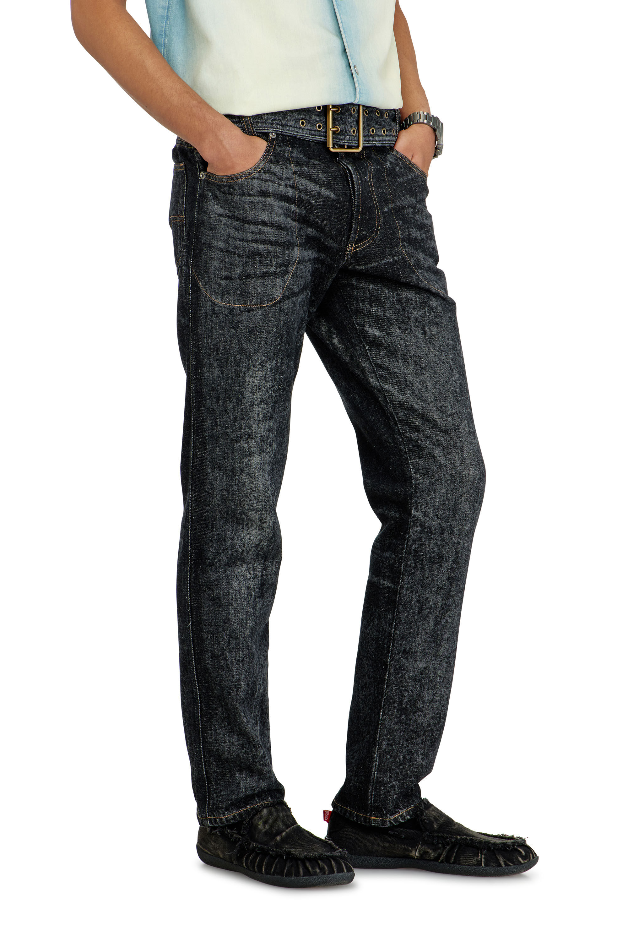 Diesel - Male's Slim Jeans D-Villus 09Q24, ブラック/ダークグレー - 7