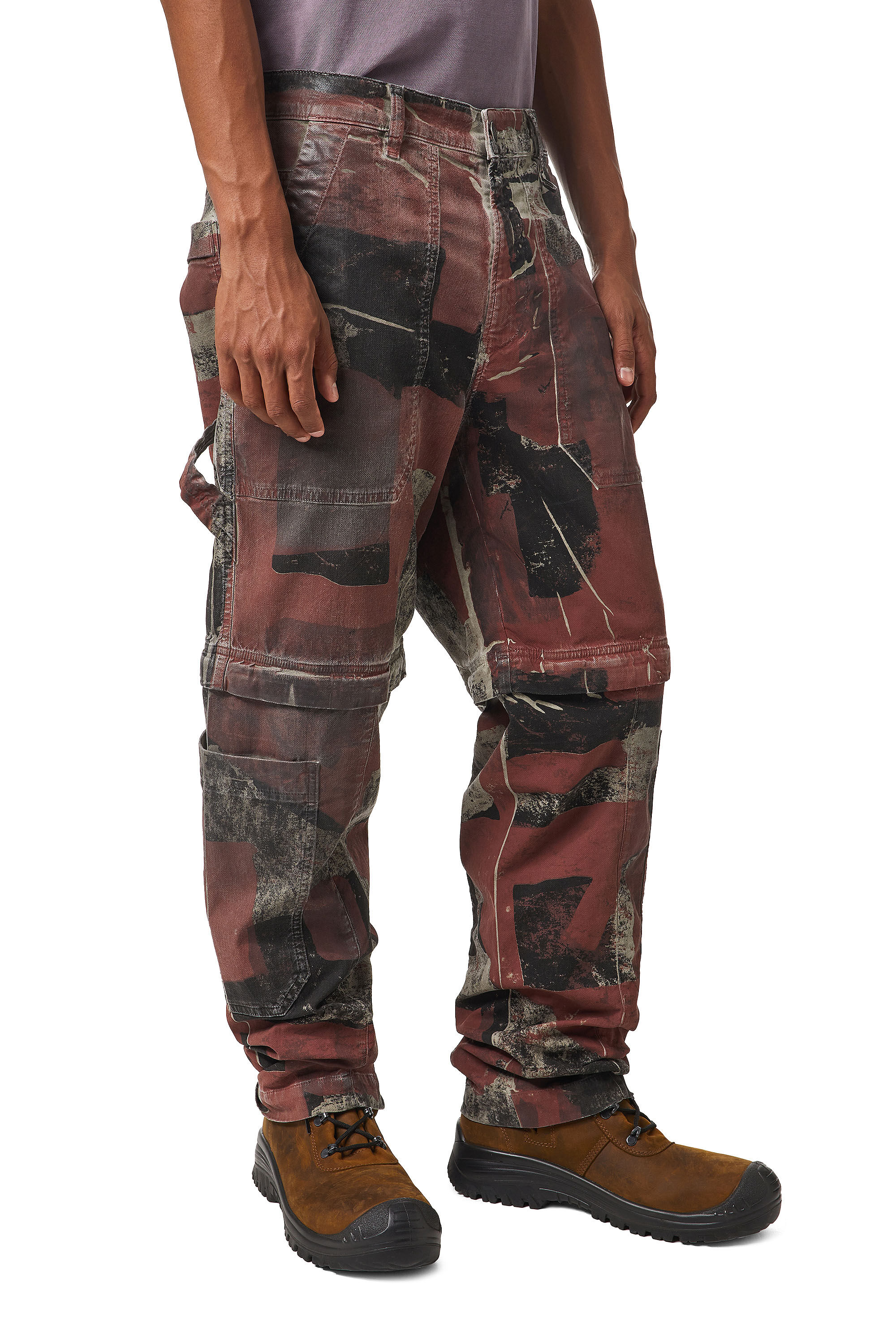 Diesel - D-Multy JoggJeans® 0CEAM Tapered, ピンク/ブラック - Image 7