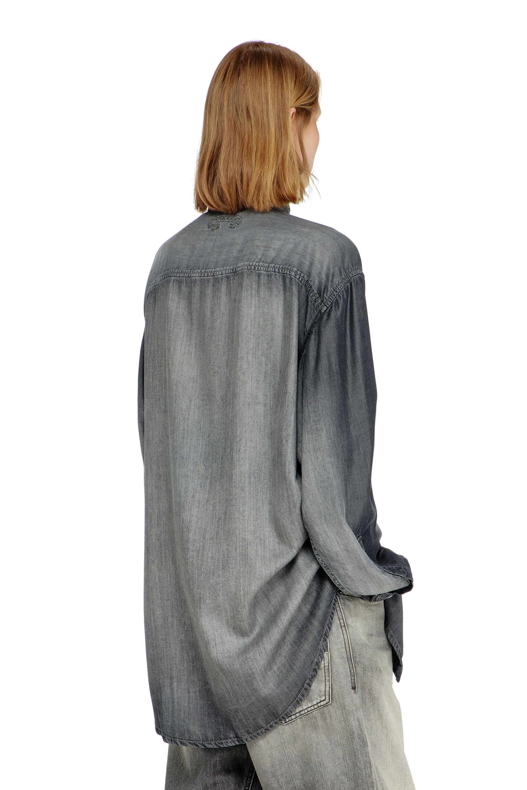 Diesel - DE-ARVEN-S, Female's デニムシャツ in null - 4