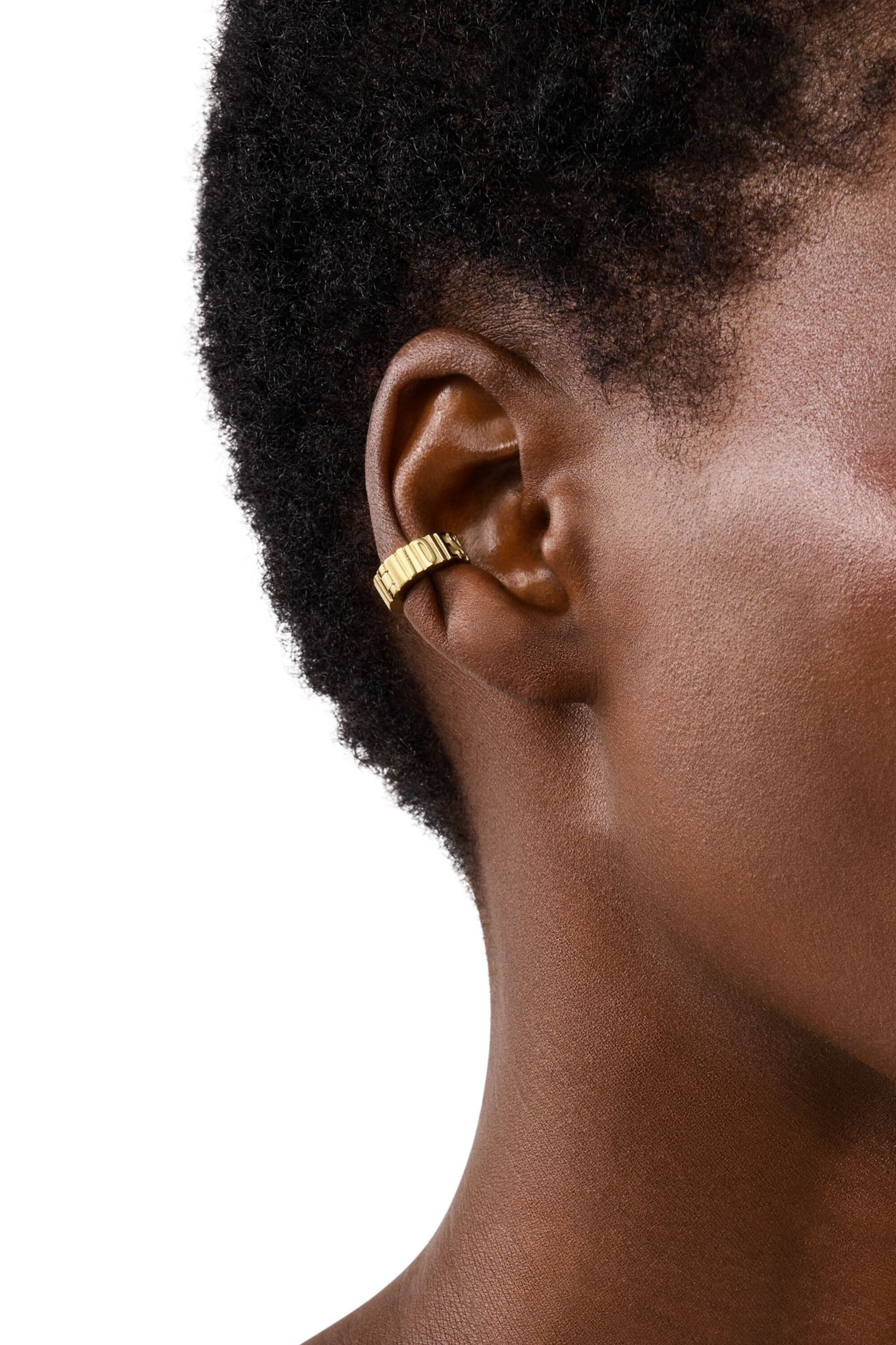 DX1565710 JEWEL Gold-Tone Stainless Steel Cuff Earring｜ゴールド 