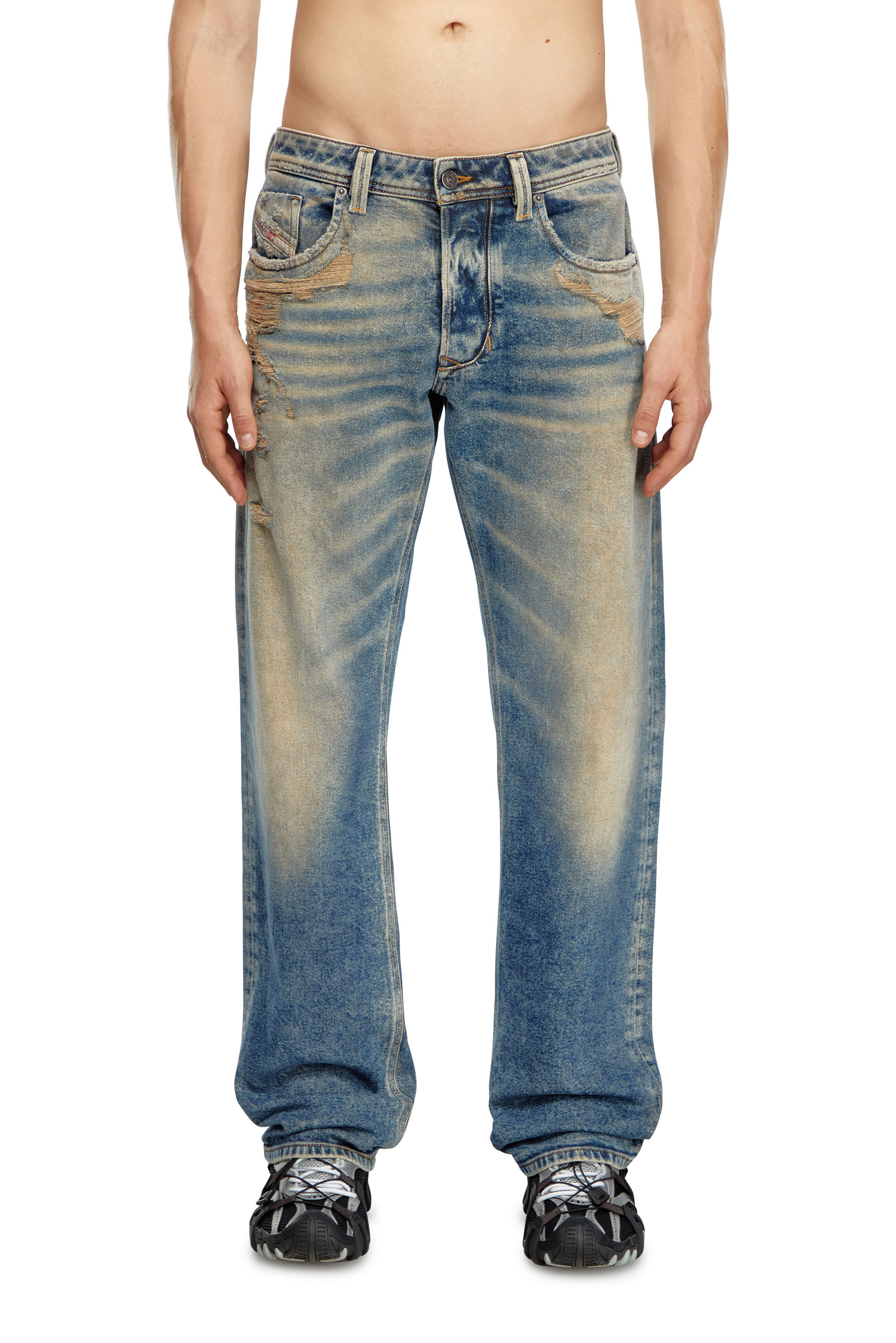 Diesel - Male's Regular Jeans 1985 Larkee 09K32, ミディアムブルー - 3