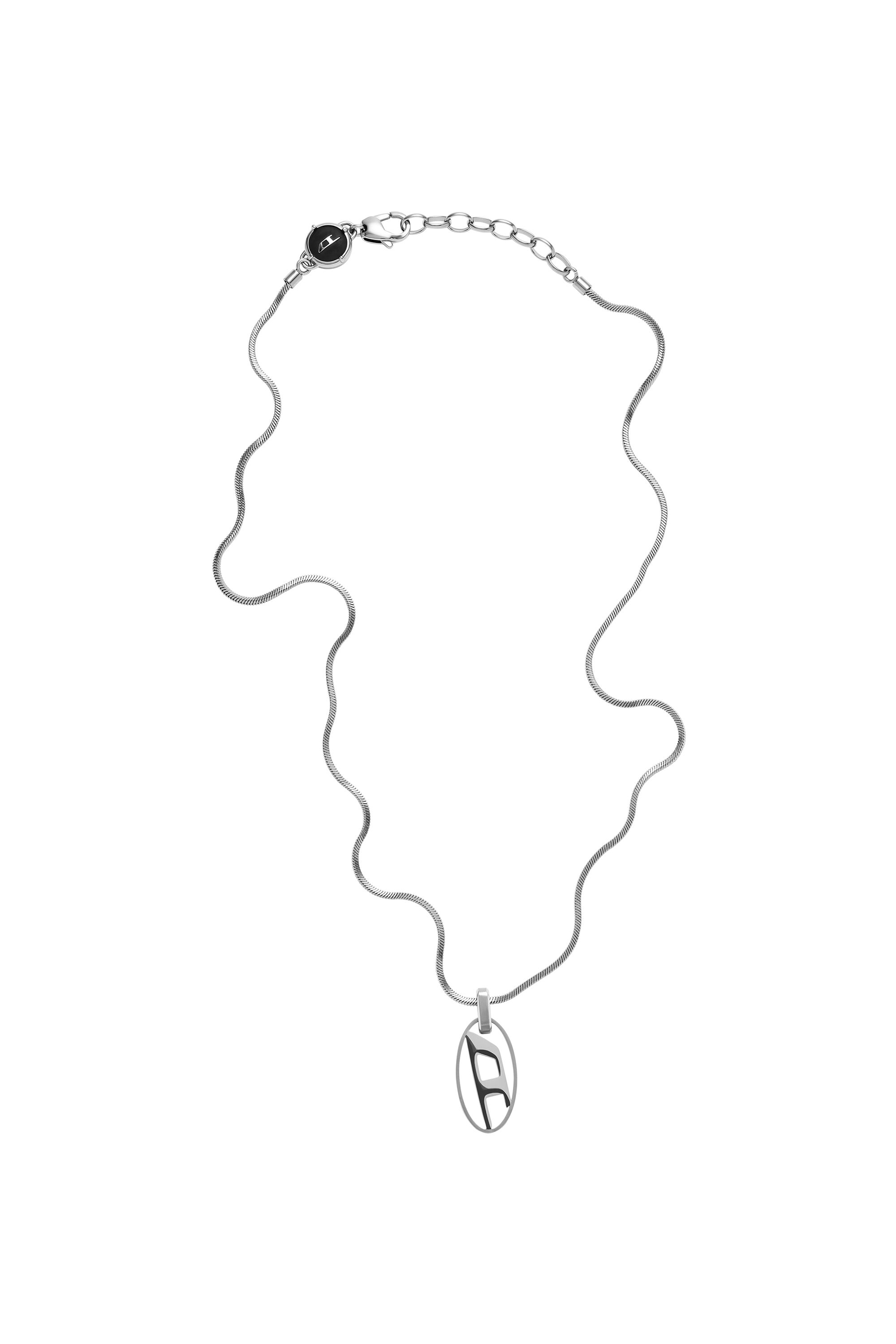 Diesel - DX1342, Unisex's ジュエリー ネックレス in シルバー - 2