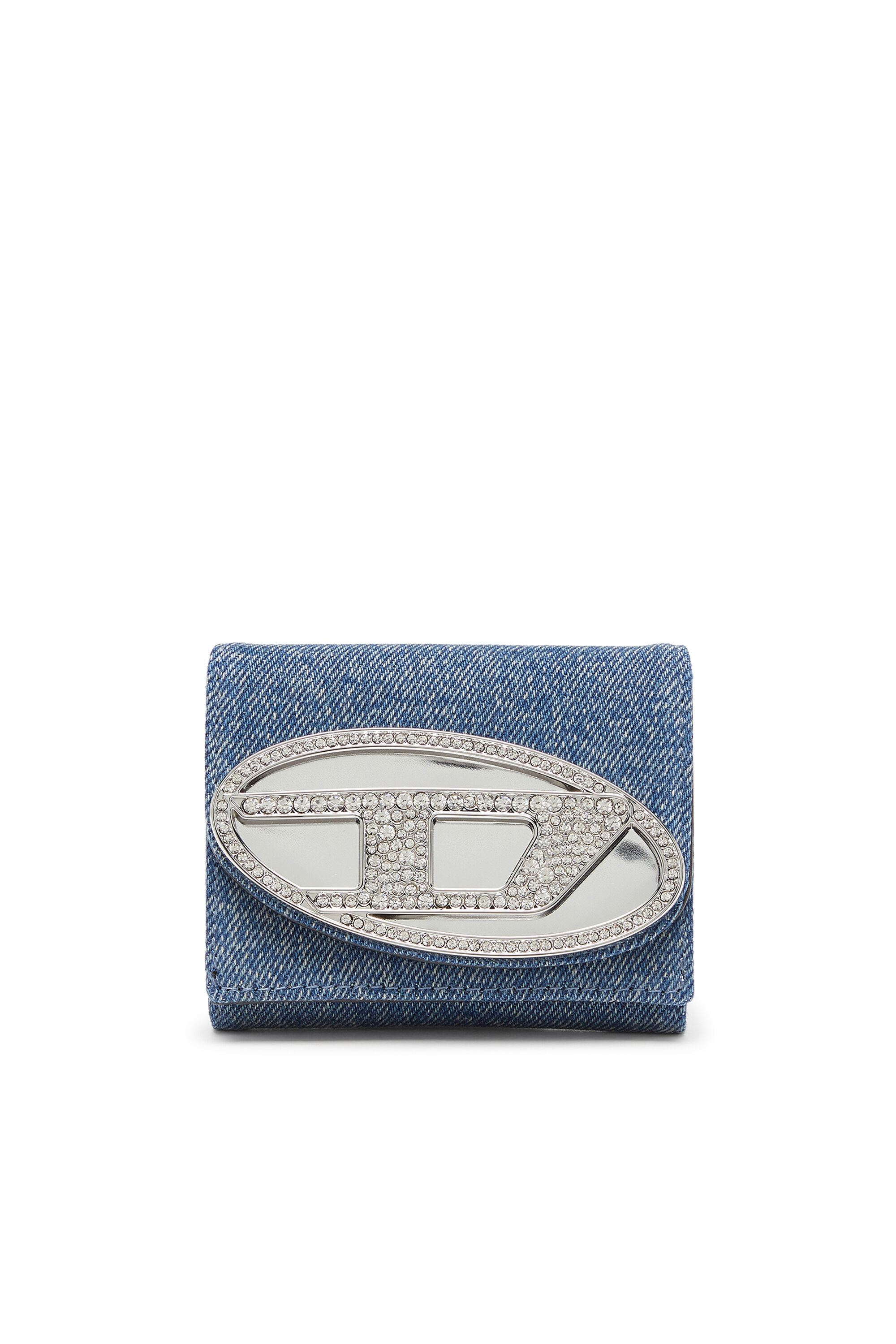 1DR TRI FOLD COIN XS II 三つ折りウォレット｜ブルー｜ウィメンズ｜DIESEL