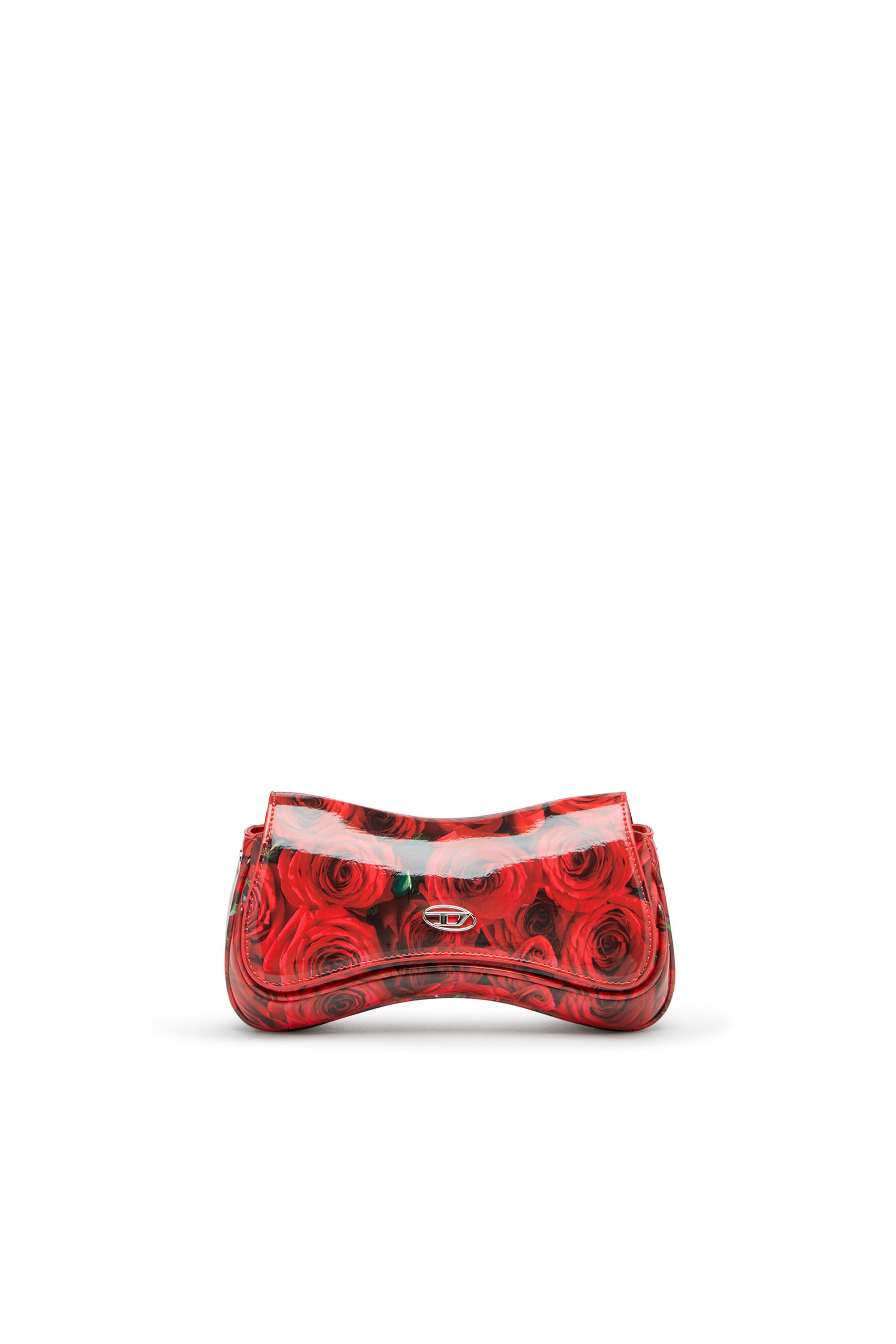 Diesel - PLAY CLUTCH, Female's Play-Glossy clutch with print in レッド - 2