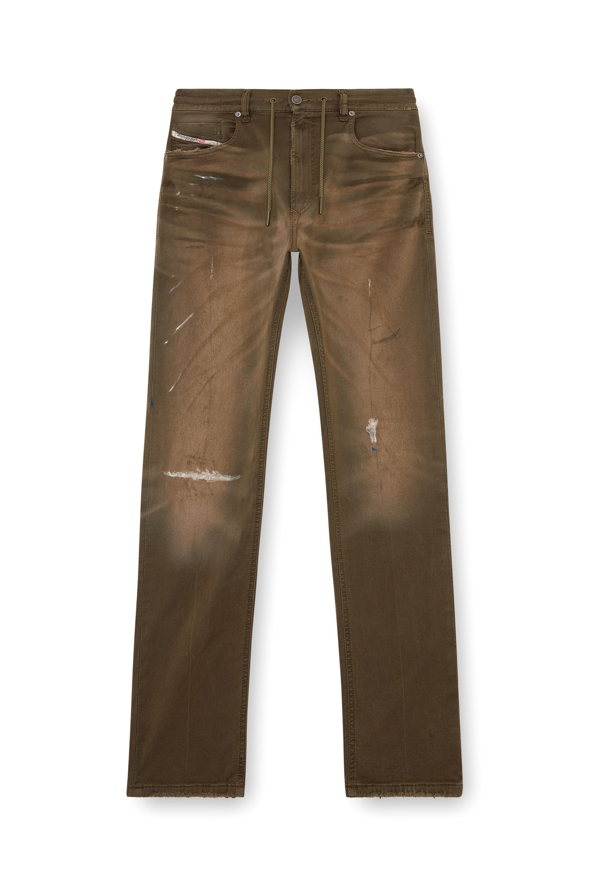 Diesel - Male's Regular 2030 D-Krooley Joggjeans® 068LW, ミリタリーグリーン - 2