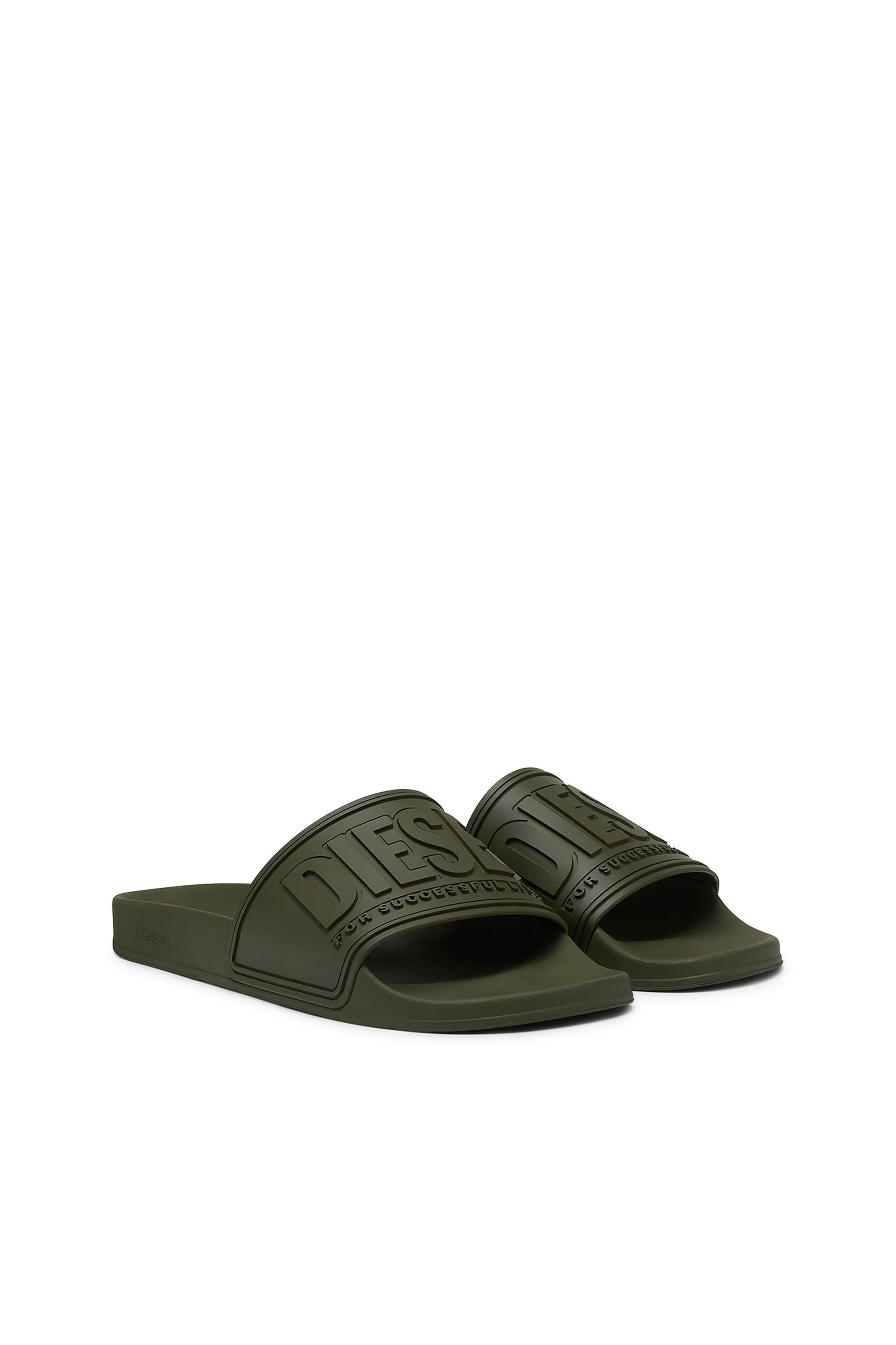 Diesel - SA-MAYEMI CC, Male's サンダル ロゴ - Sa-Mayemi CC in オリーブグリーン - 2