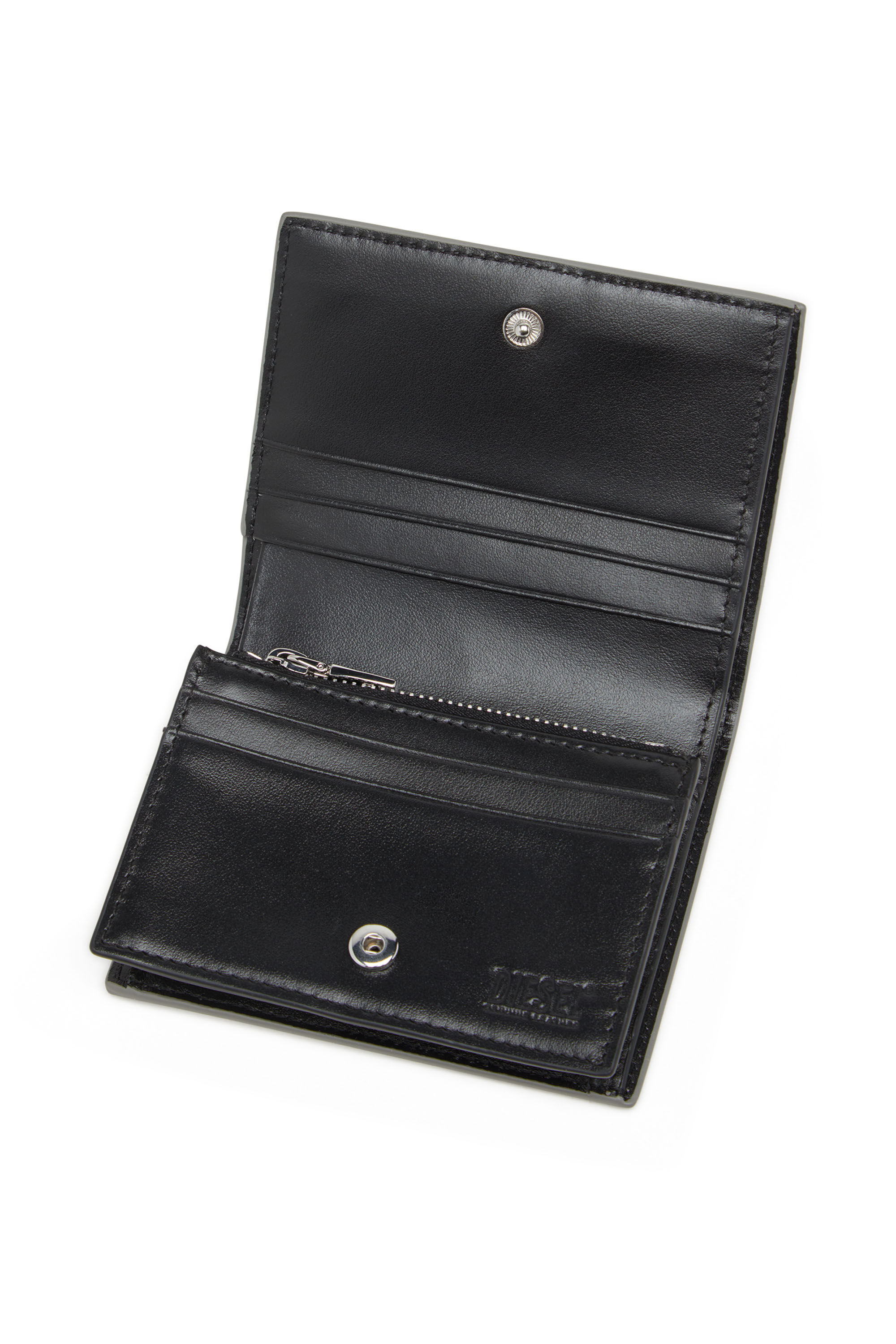 ５５％以上節約 1DR BI leather｜シルバー mirror in wallet Bi-fold III FOLD 小物