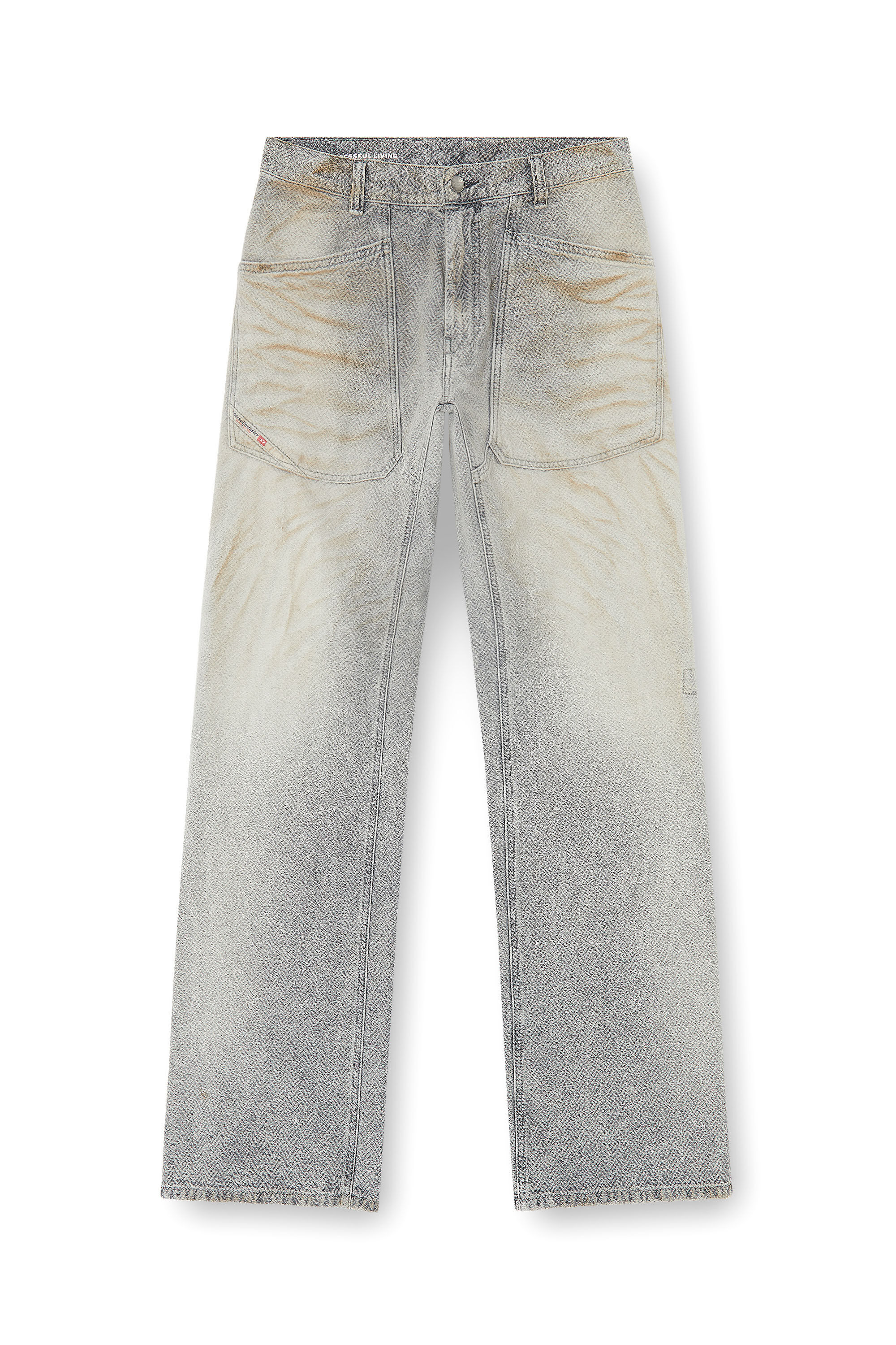 Diesel - Male's Relaxed Jeans D-Zeta 09Q11, グレー - 2
