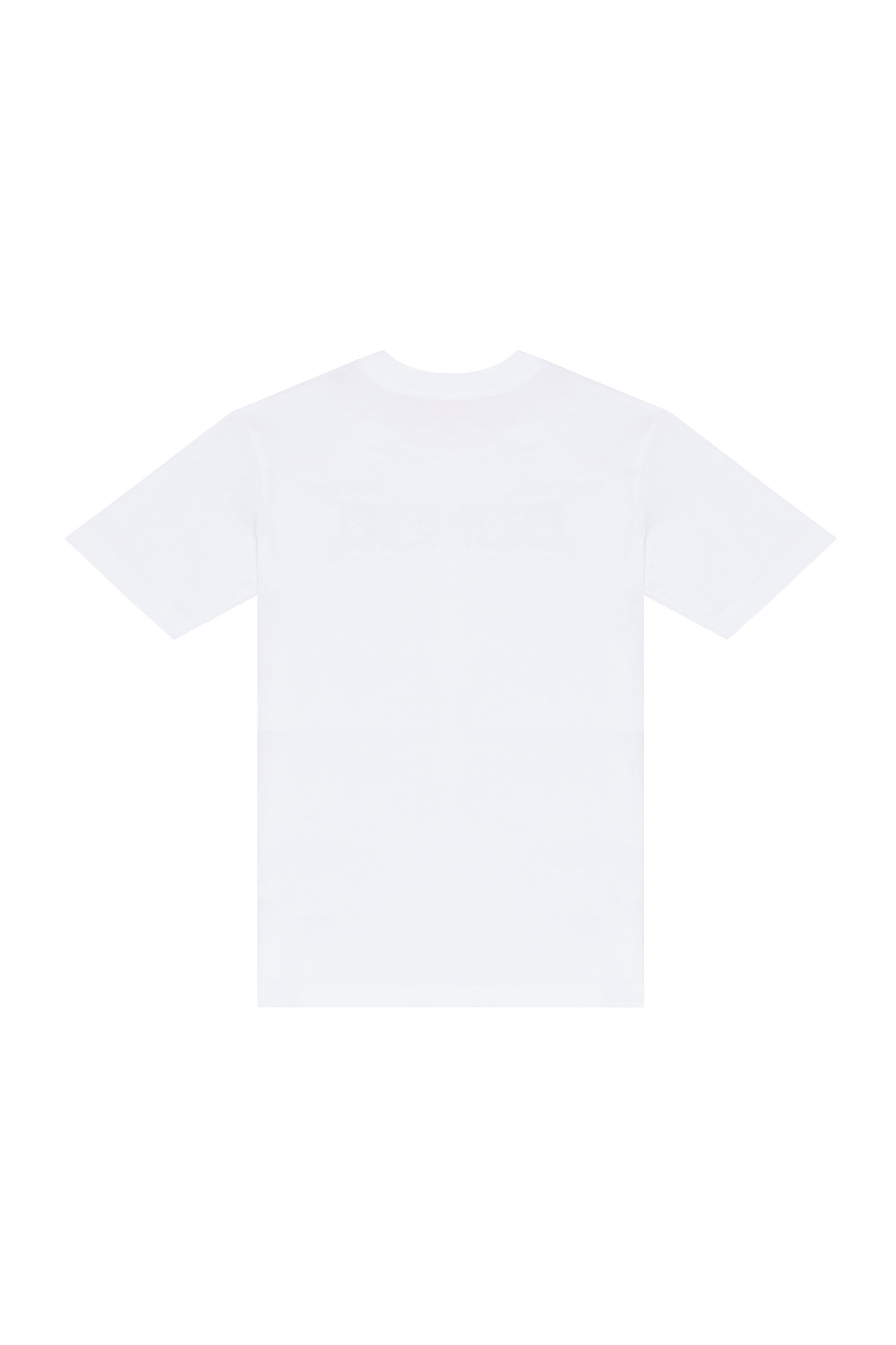 Diesel - TOVEZ OVER, Unisex's キッズ 半袖Tシャツ クルーネック ロゴ in ホワイト - 2
