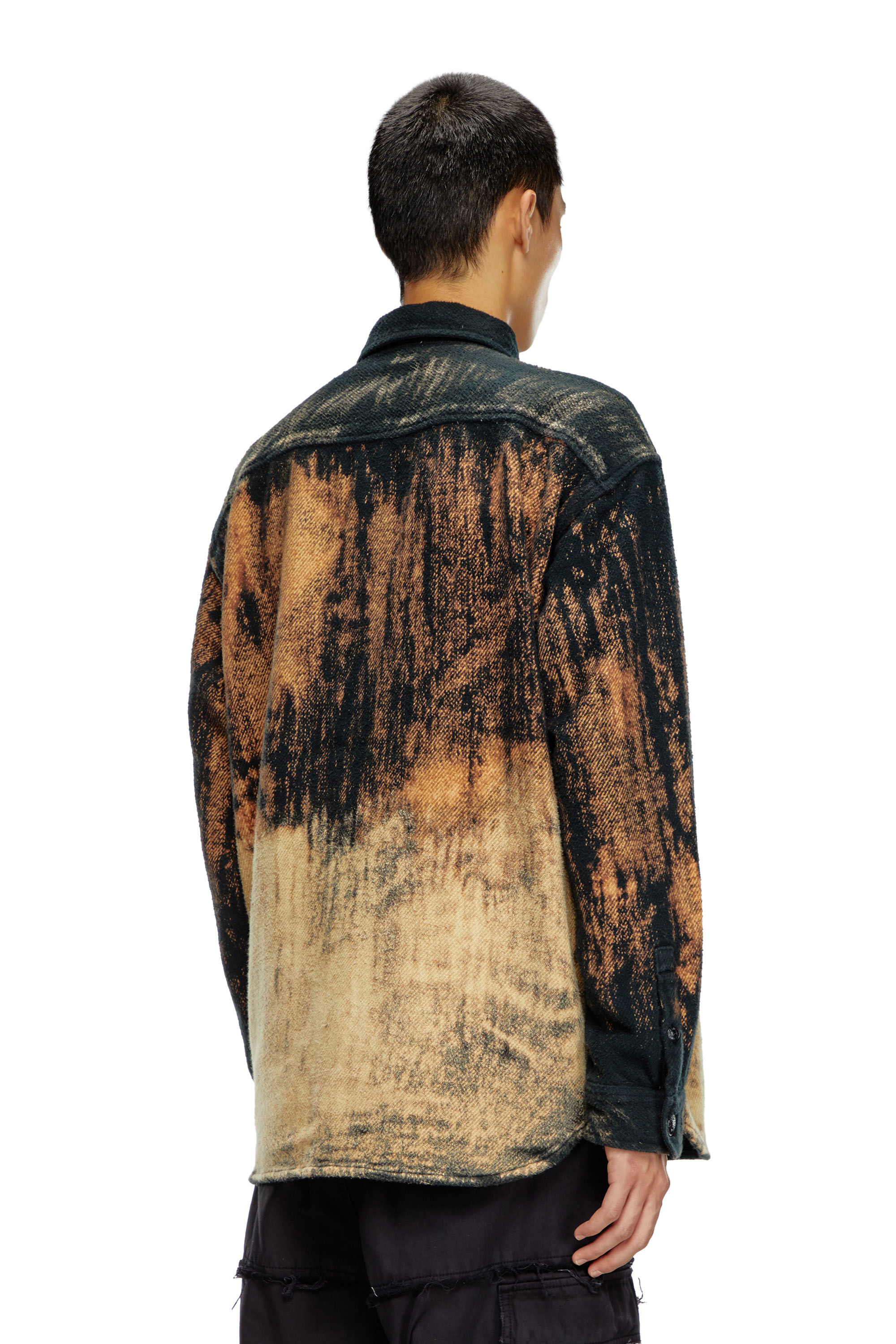 S-JAN Treated flannel shirt｜マルチカラー｜メンズ｜DIESEL