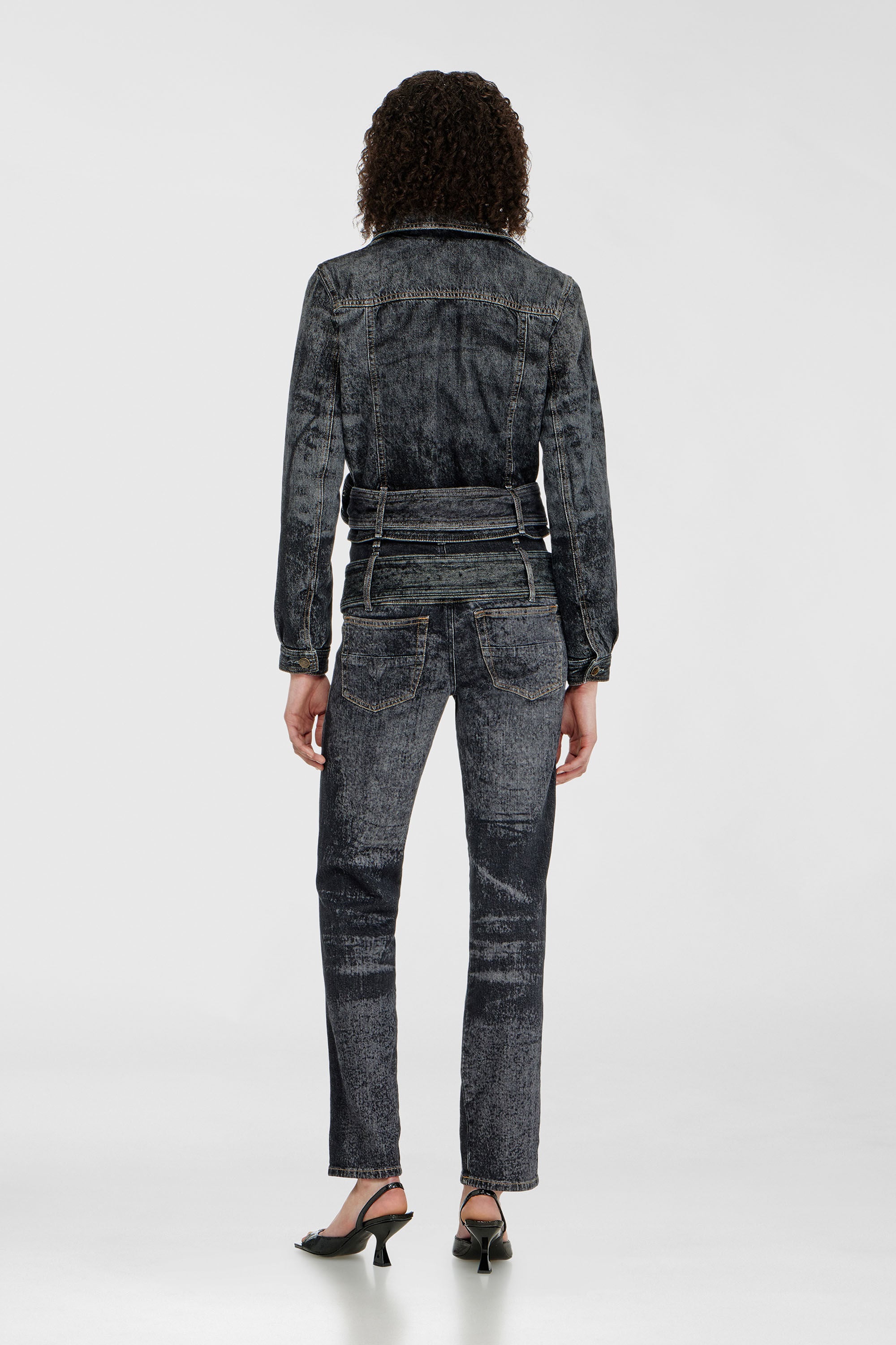 Diesel - Female's Slim Jeans D-Gorina 09Q30, ブラック/ダークグレー - 3