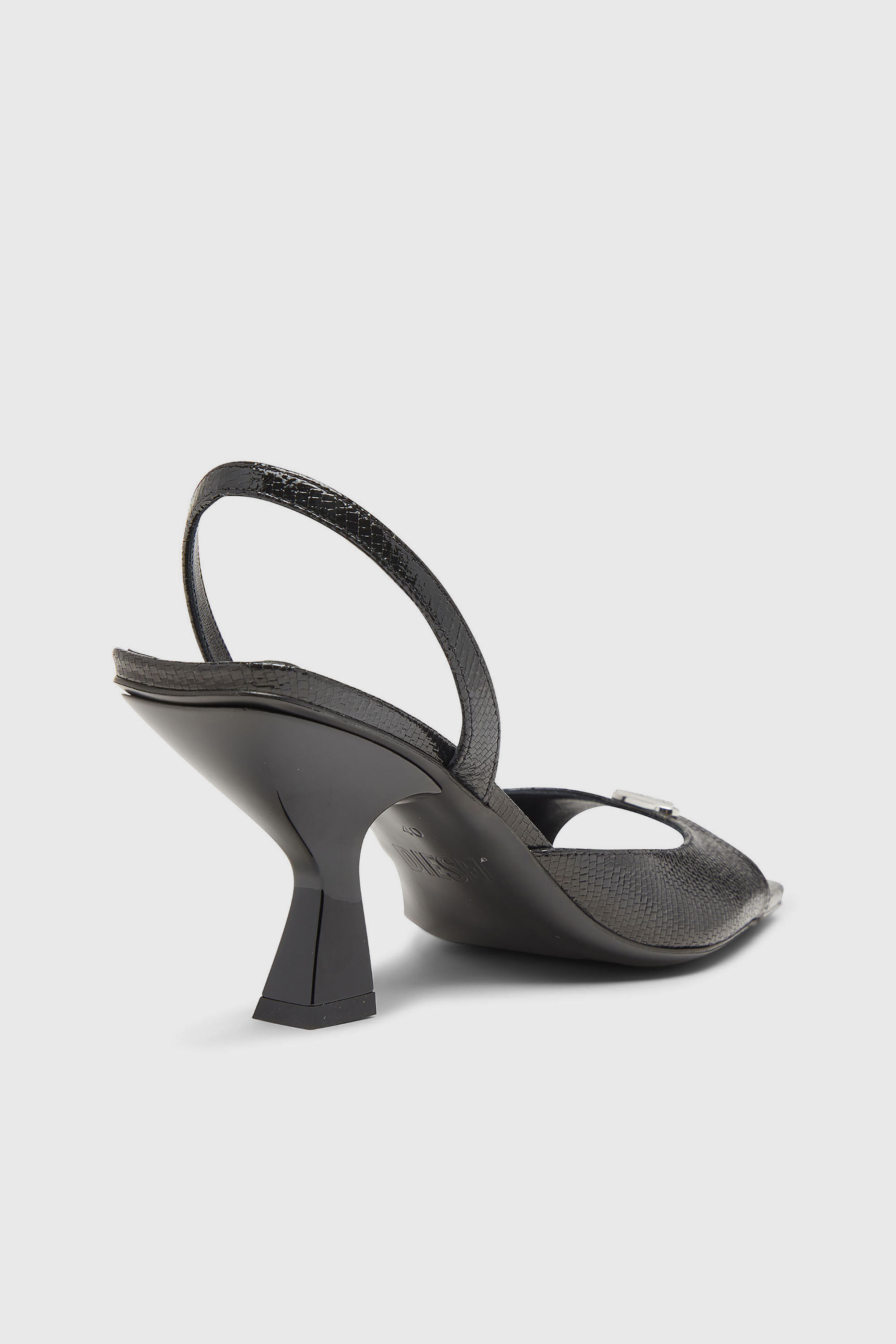 Diesel - D-AMBER 75 SANDAL, Female's サンダル in ブラック - 4