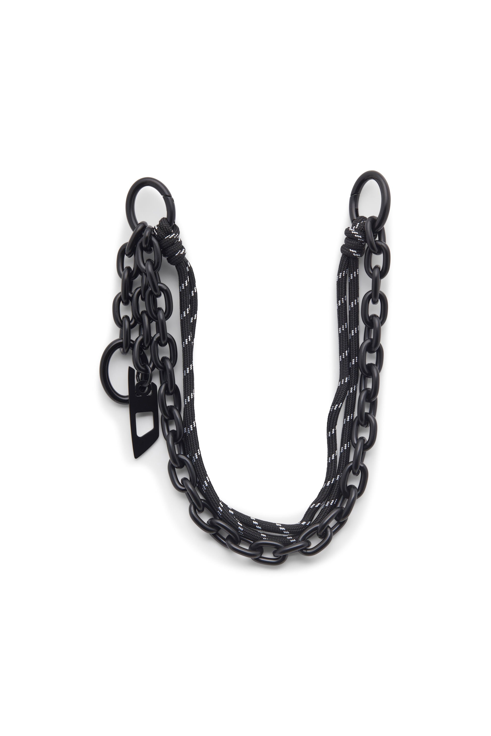 Diesel - CHAIN-D L, Unisex's Charm in chain and rope in ブラック - 1