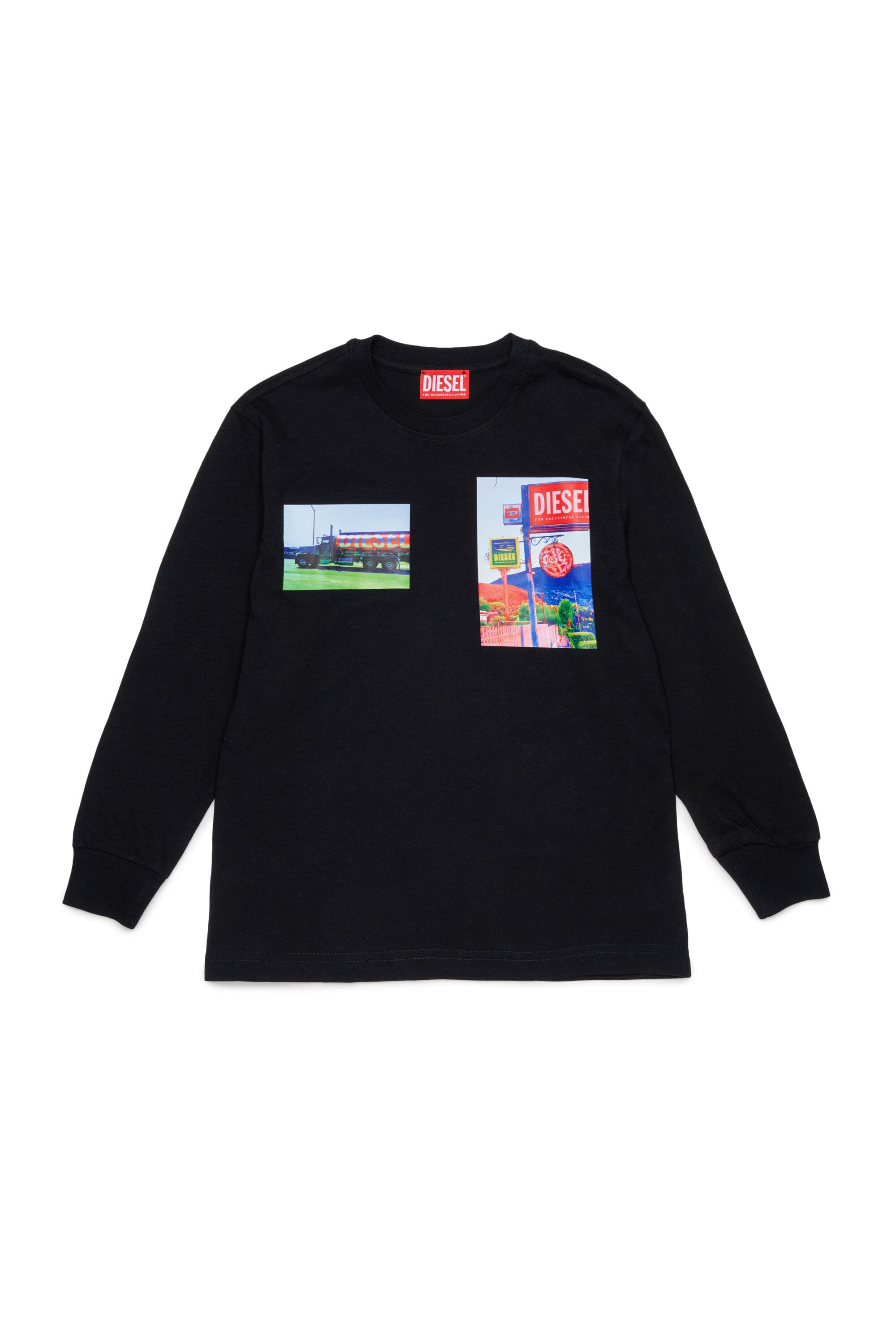 Diesel - TFORMY OVER, Male's Tシャツ in ブラック - 1