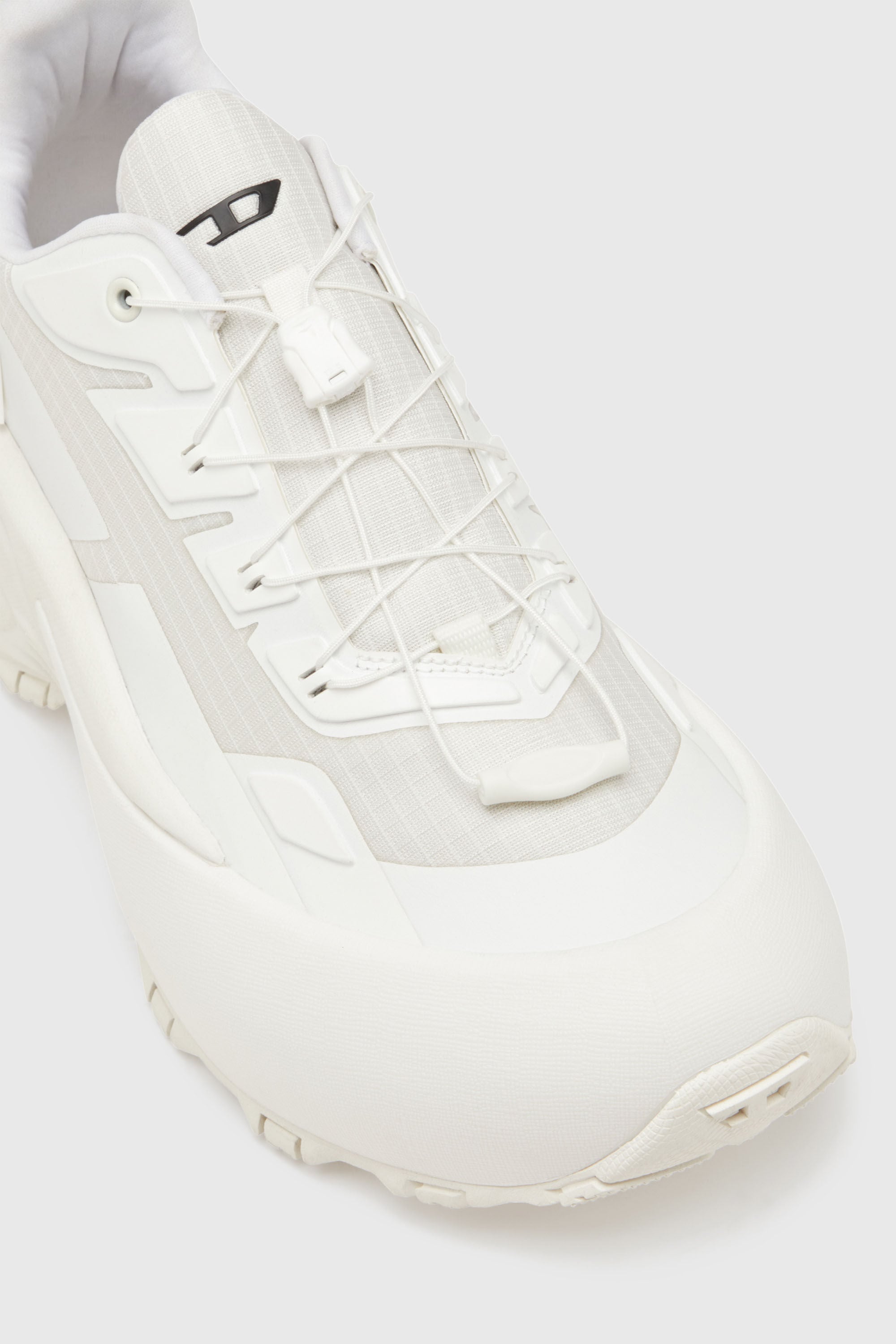 Diesel - D-CAGE RUNNER, Male's D-Cage Runner-Sneakers in TPU-trimmed ripstop in ホワイト - 7