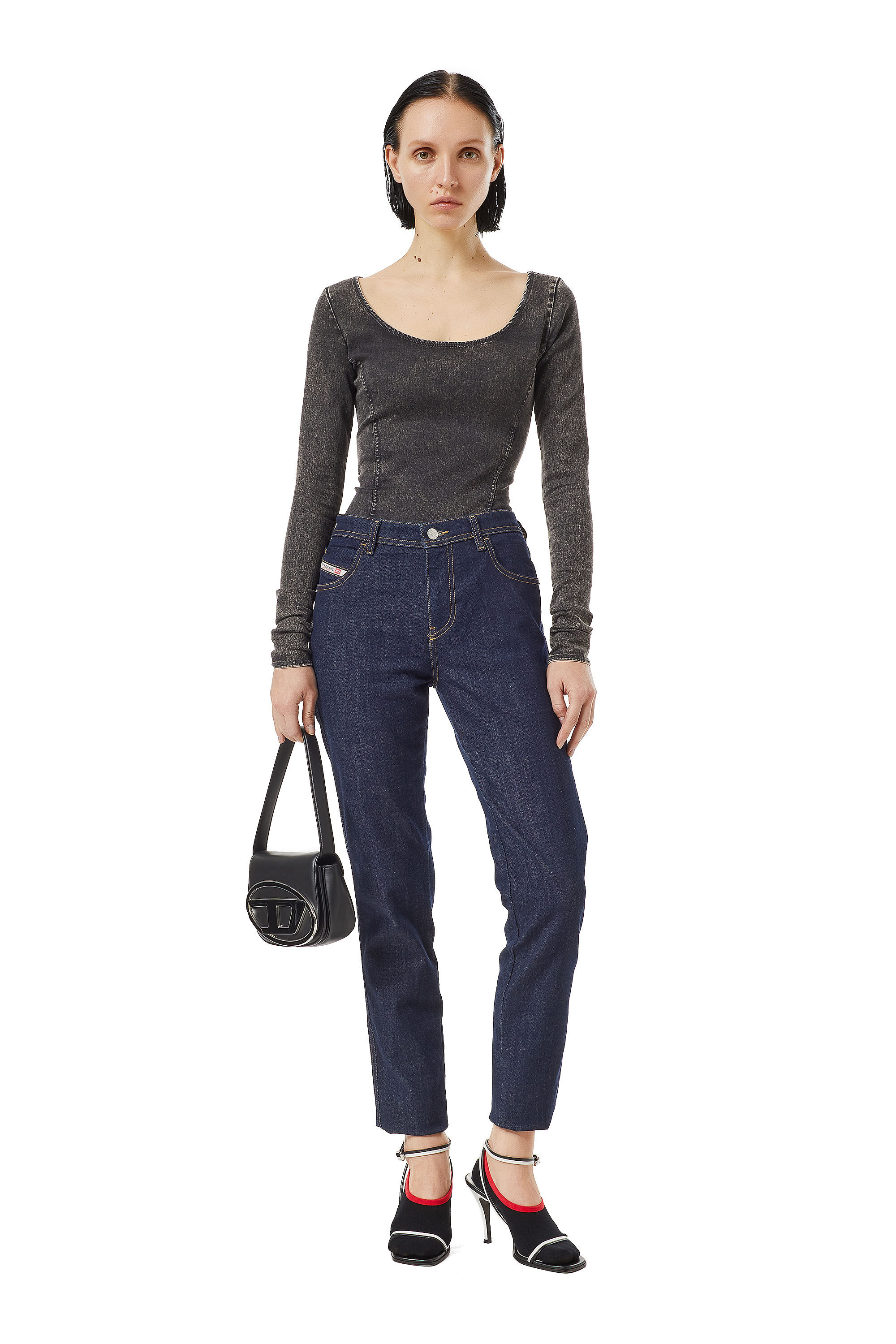 Diesel - Skinny Jeans 2015 Babhila Z9C17, ダークブルー - Image 1