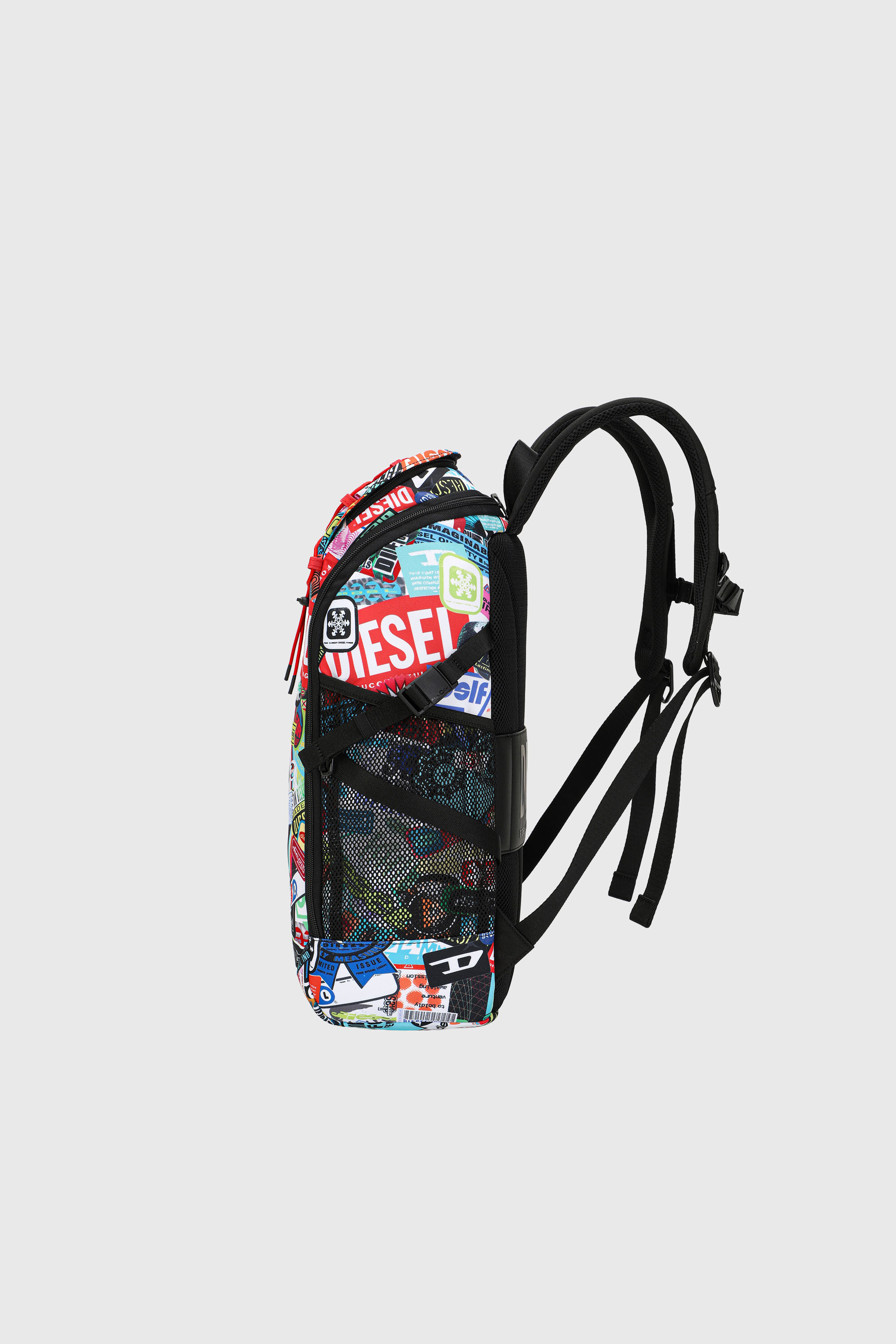 DIESEL PC PRINTED BACKPACK-STICKERS- DSB Multifunctional backpack
