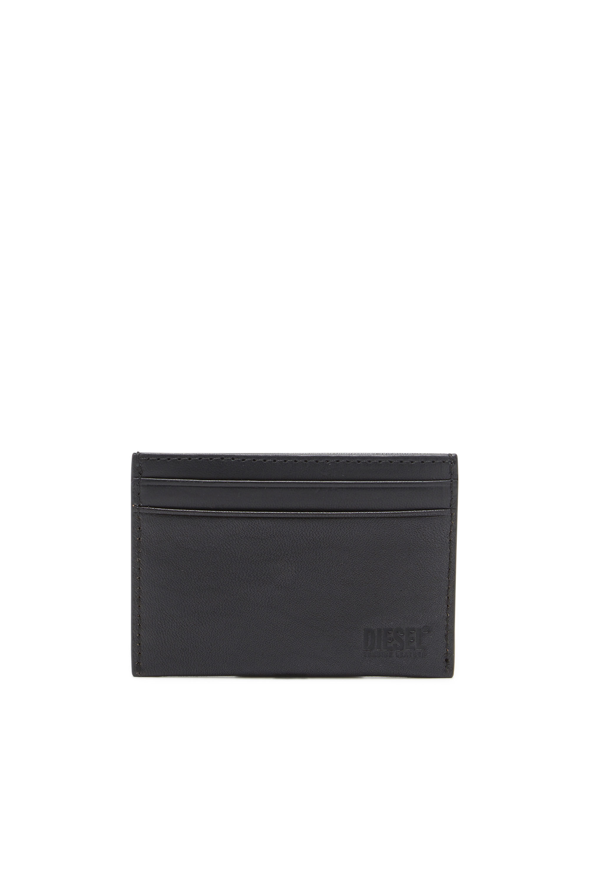 Diesel - DSL 3D EASY CARD HOLDER, Male's Leather card holder with embossed logo in ブラック - 2