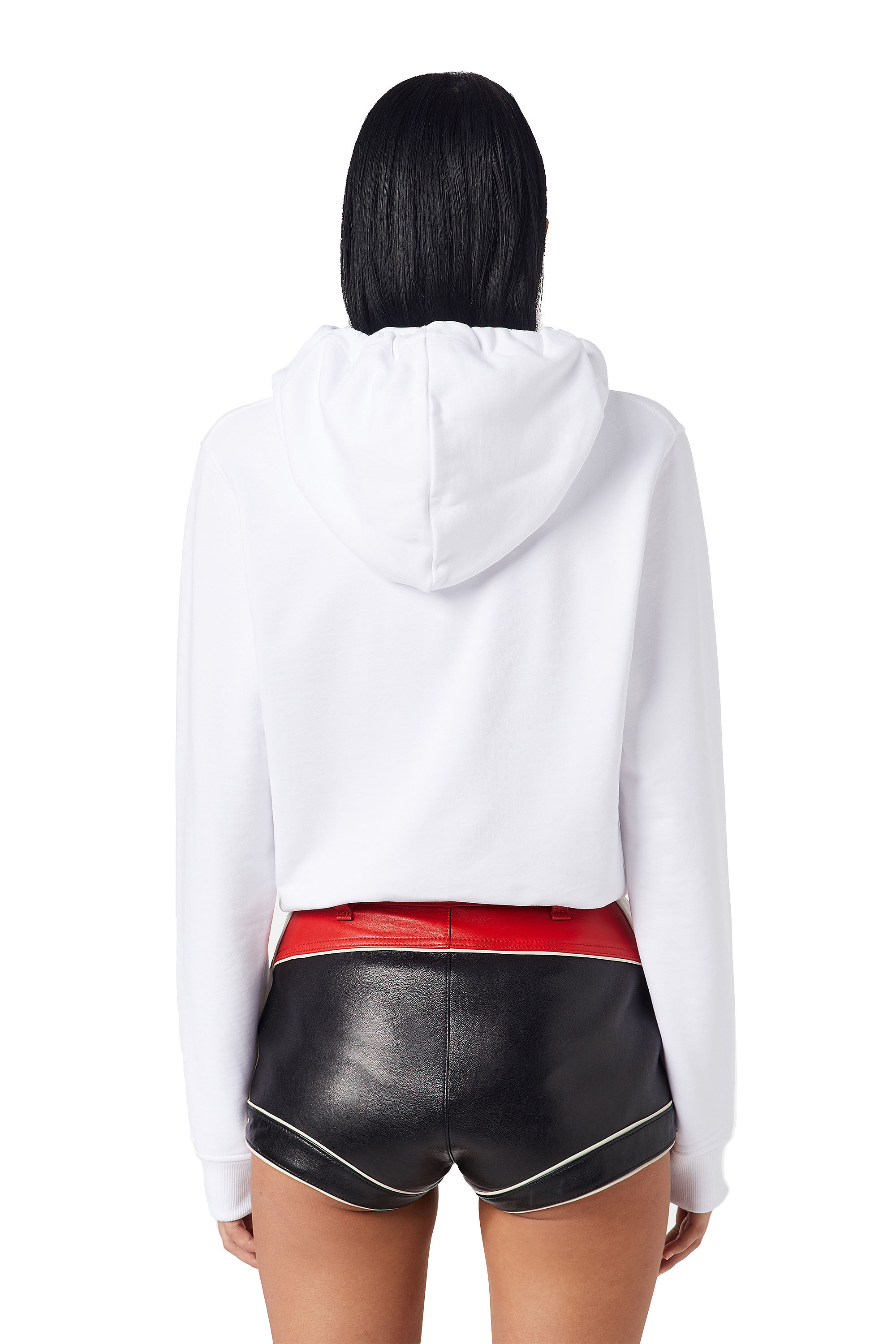 Diesel - F-REGGY-HOOD-DOVAL-PJ, Female's スウェット パーカー ロゴ in ホワイト - 5