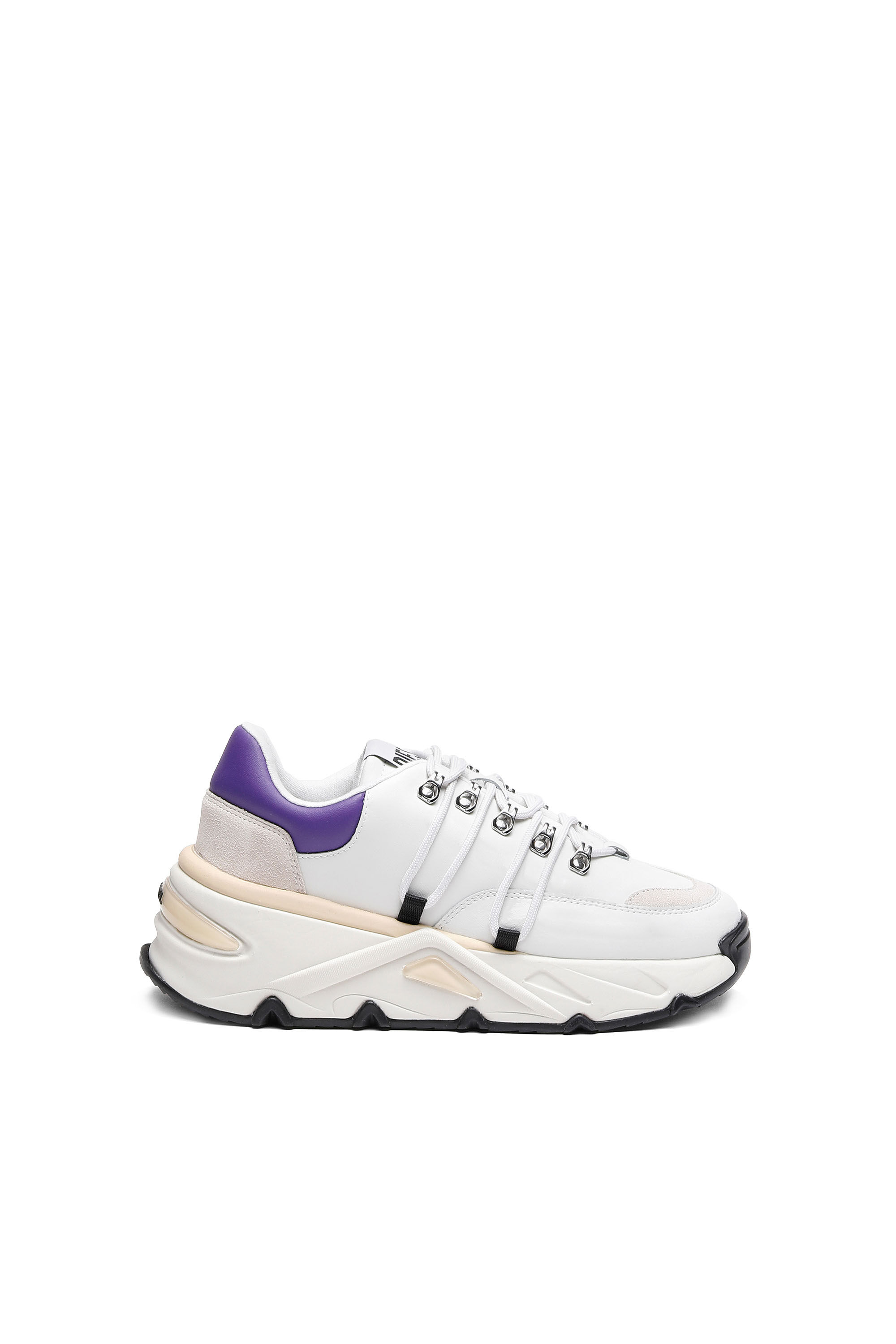 Diesel - S-HERBY TREK EVO, Female's スニーカー チャンキーソール - S-Herby Trek Evo in ホワイト/バイオレット - 1