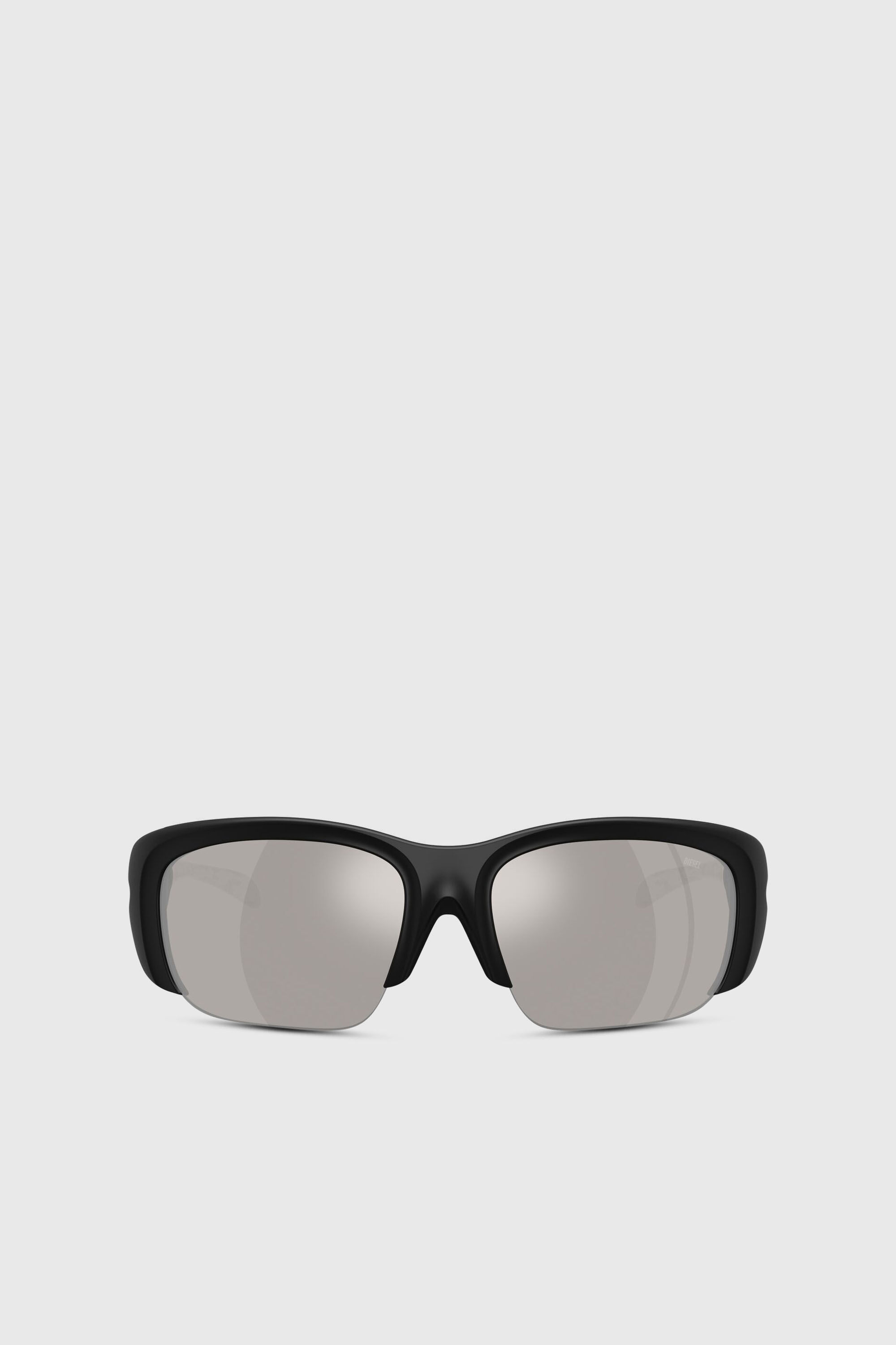 Diesel - 0DL3016U, Unisex's Wrap-around shape sunglasses in ブラック/グレー - 1