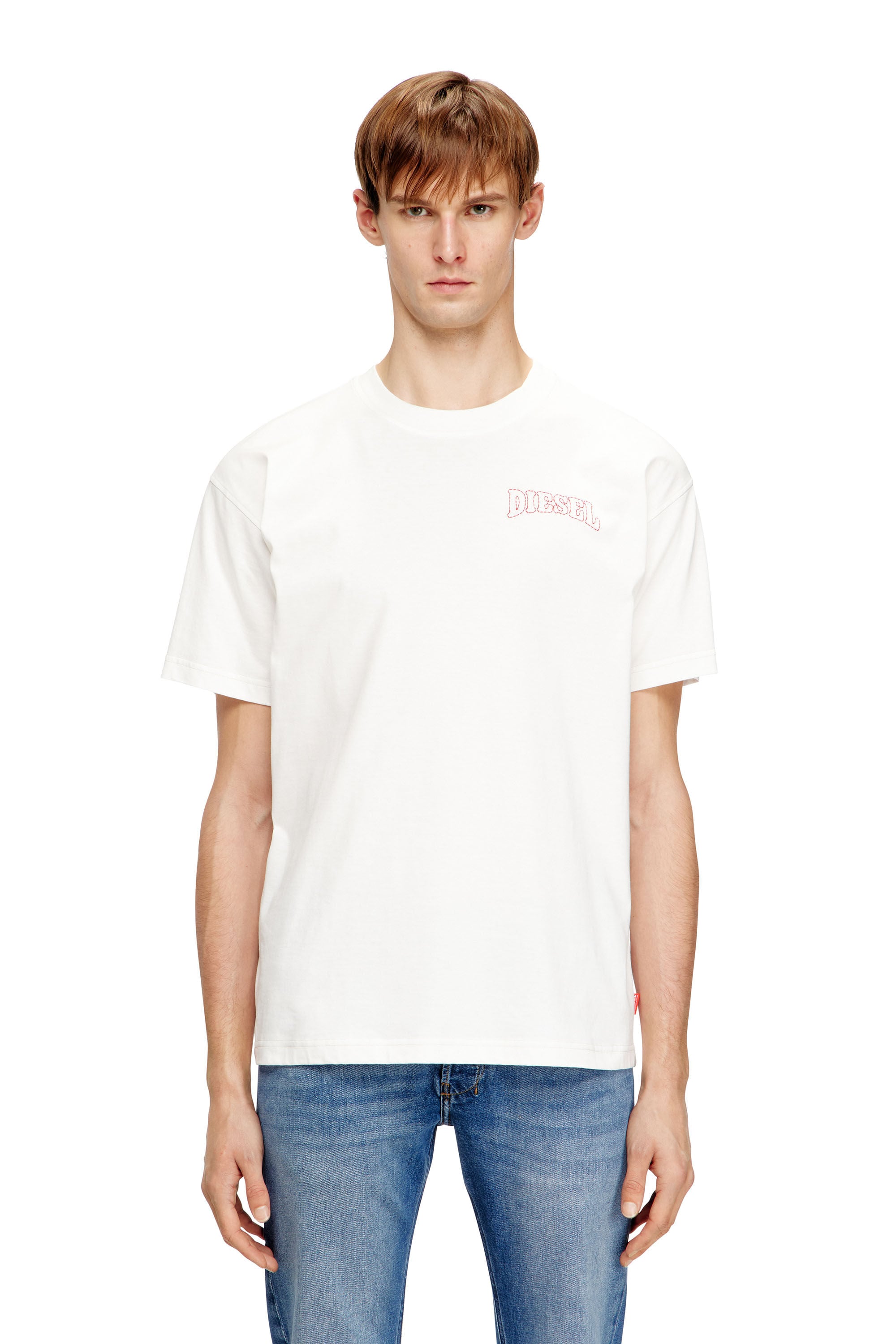 T-NORM-V16 Tシャツ｜ホワイト｜メンズ｜DIESEL