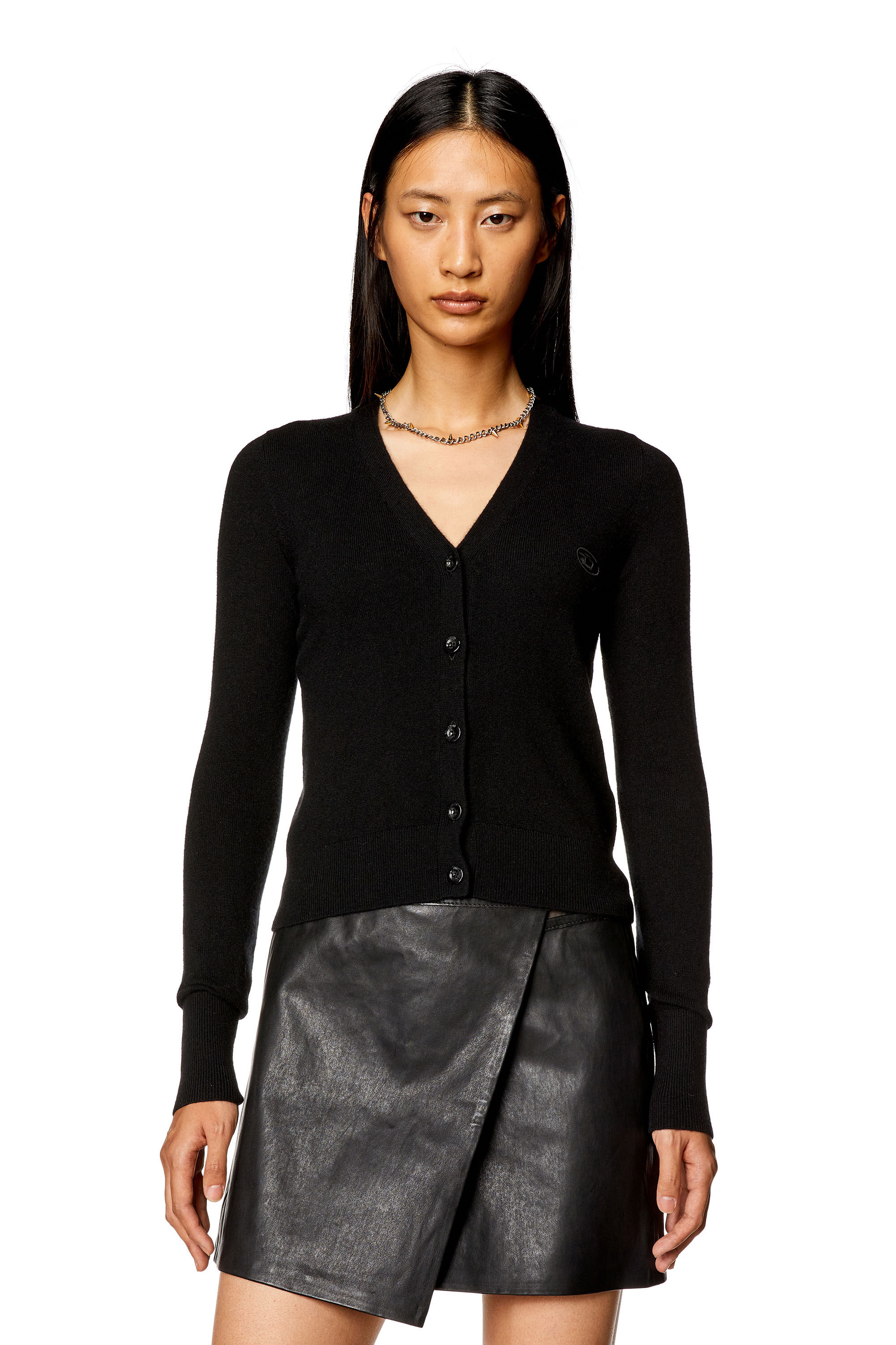 Diesel - M-ARTE, Female's ニット カーディガン in ブラック - 6