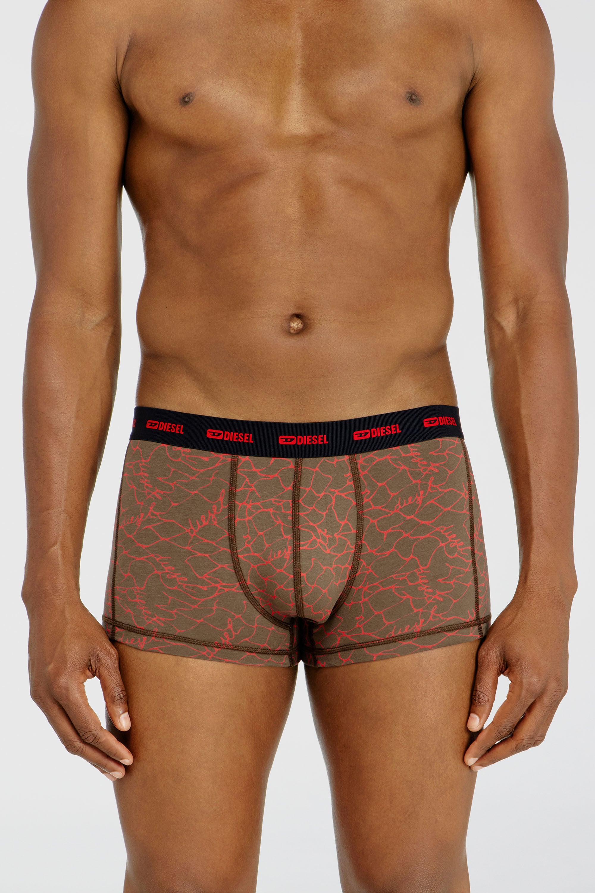 Diesel - DAMIEN-UTLT-3PACK, Male's ボクサーパンツ 3枚パック in ブラック/ブラウン - 3