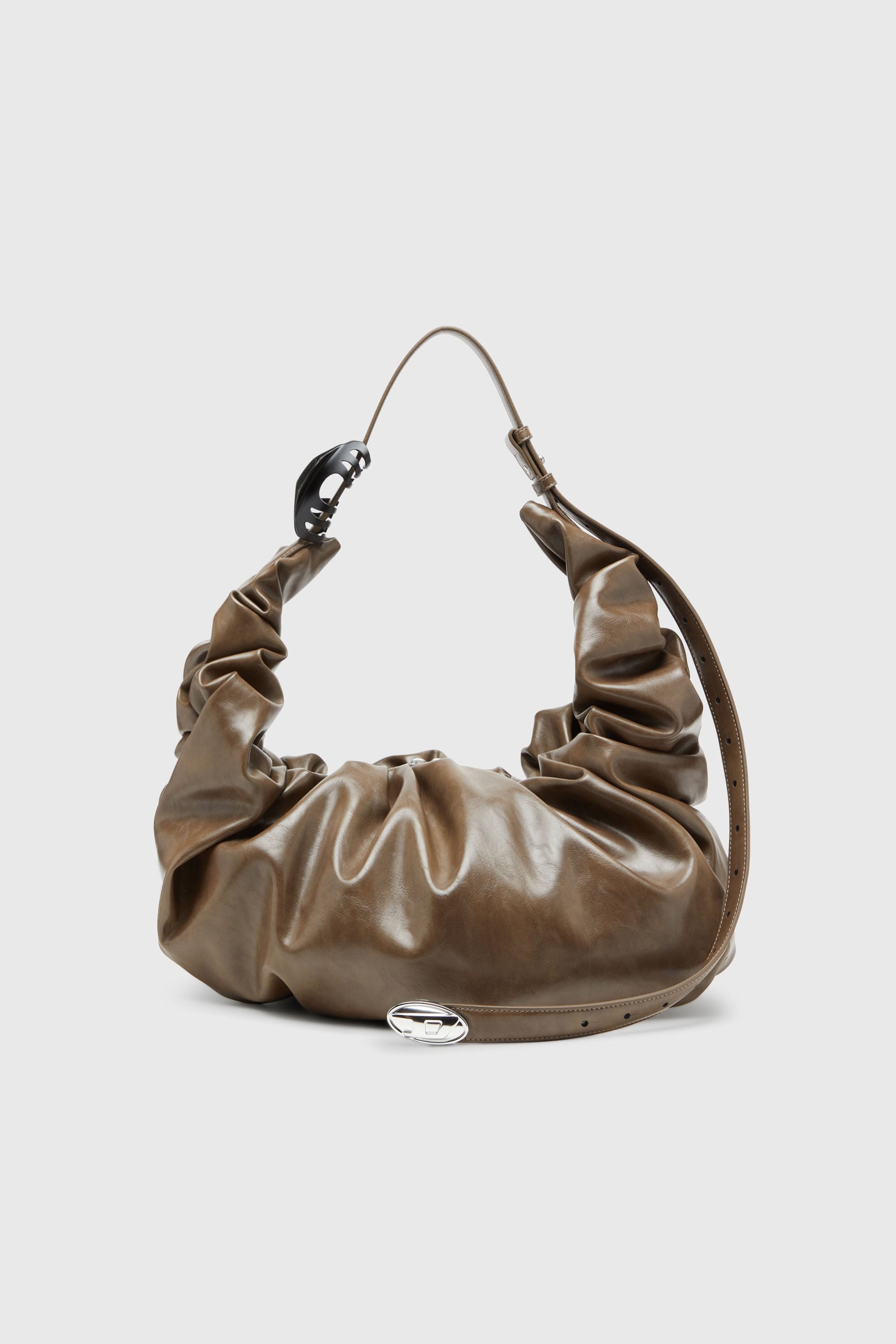 Diesel - GRAB-D HOBO L, Female's ホーボーバッグ L in ベージュ - 2